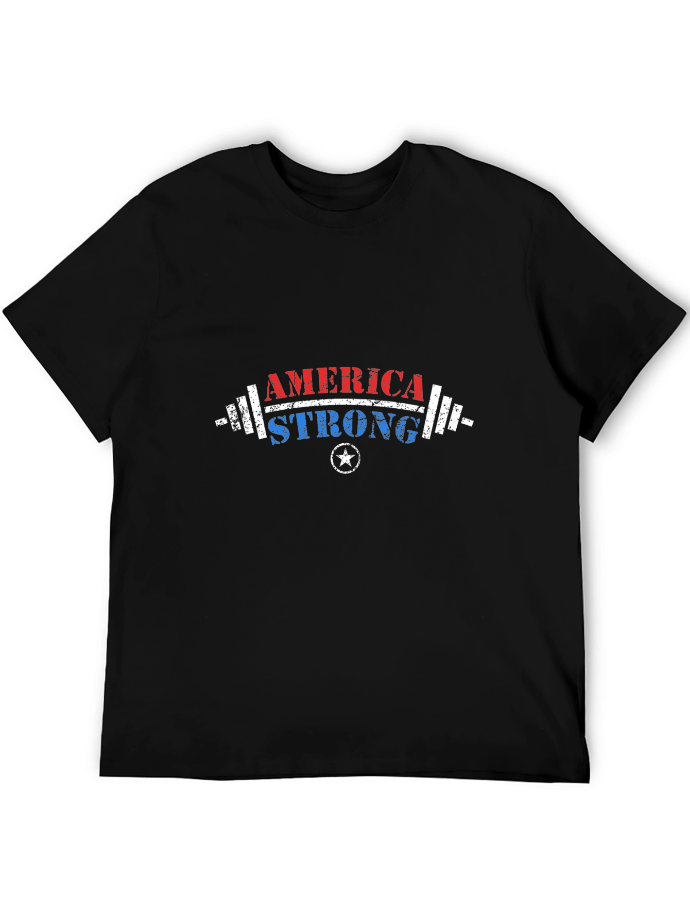 America Strong Patriotic Gym T-Shirt