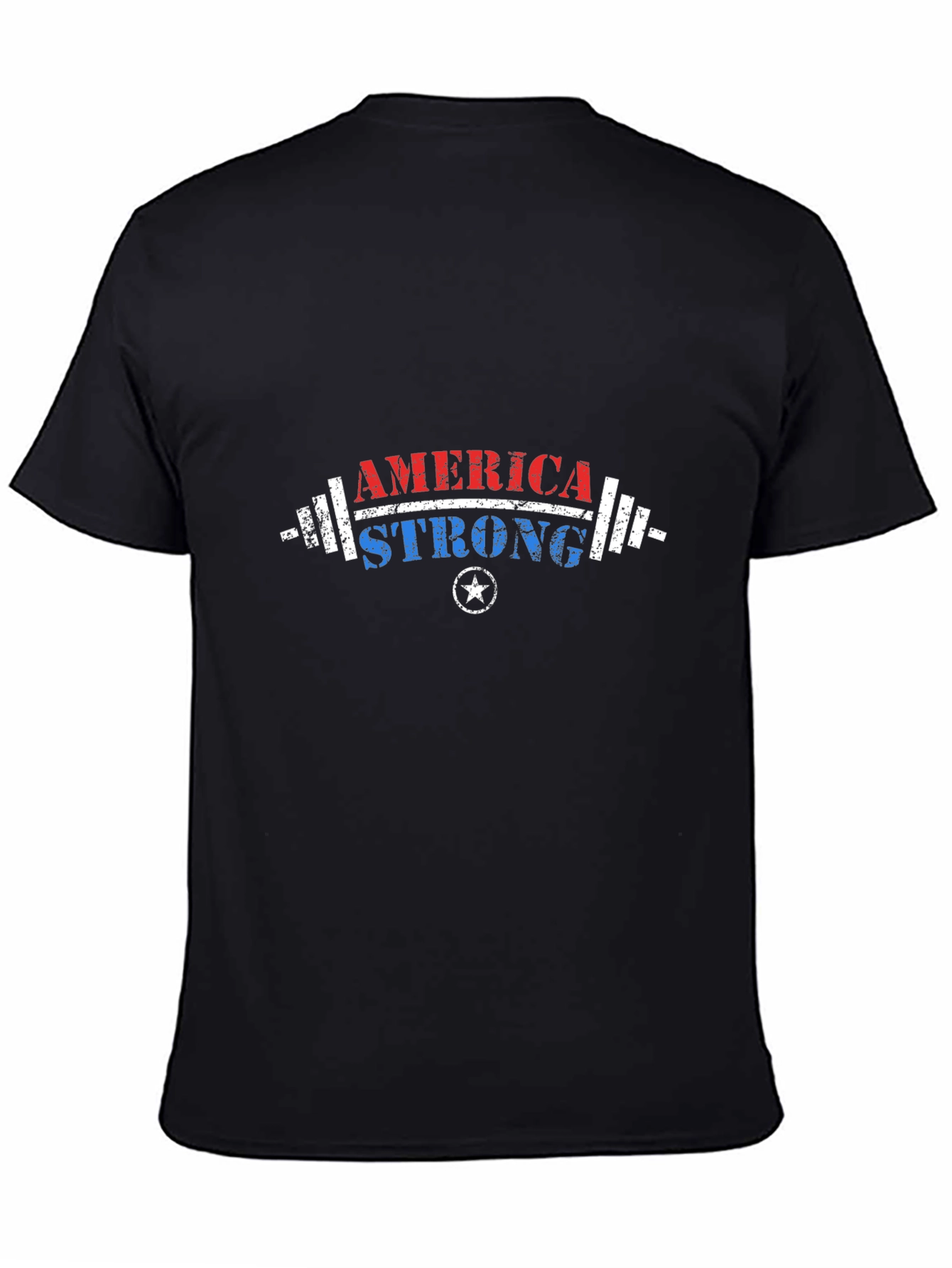 America Strong Patriotic Gym T-Shirt