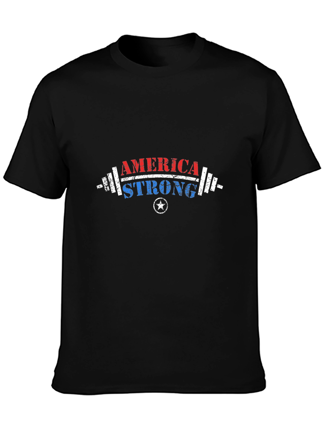 America Strong Patriotic Gym T-Shirt