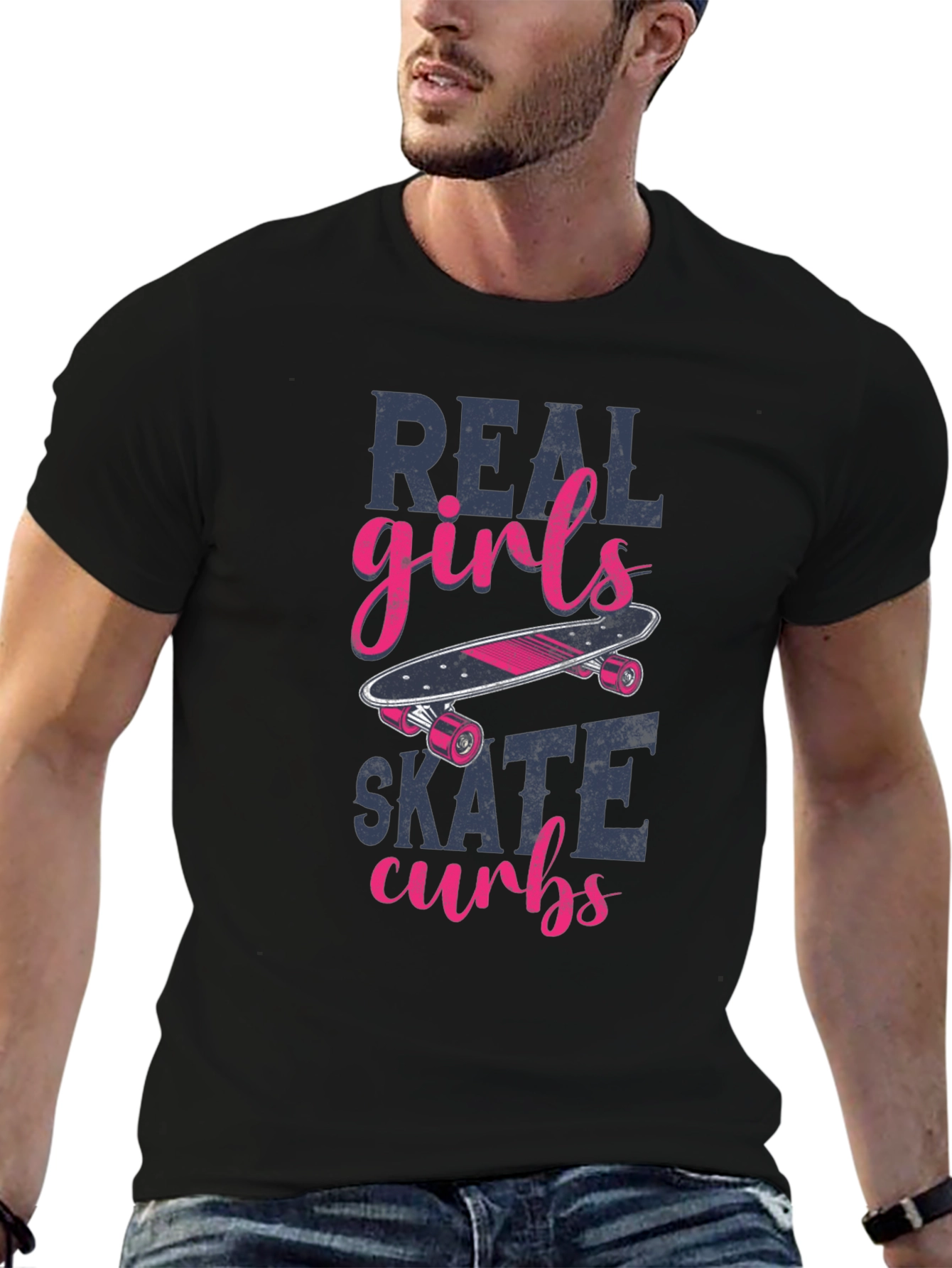 Real Girls Skate Curbs T-Shirt