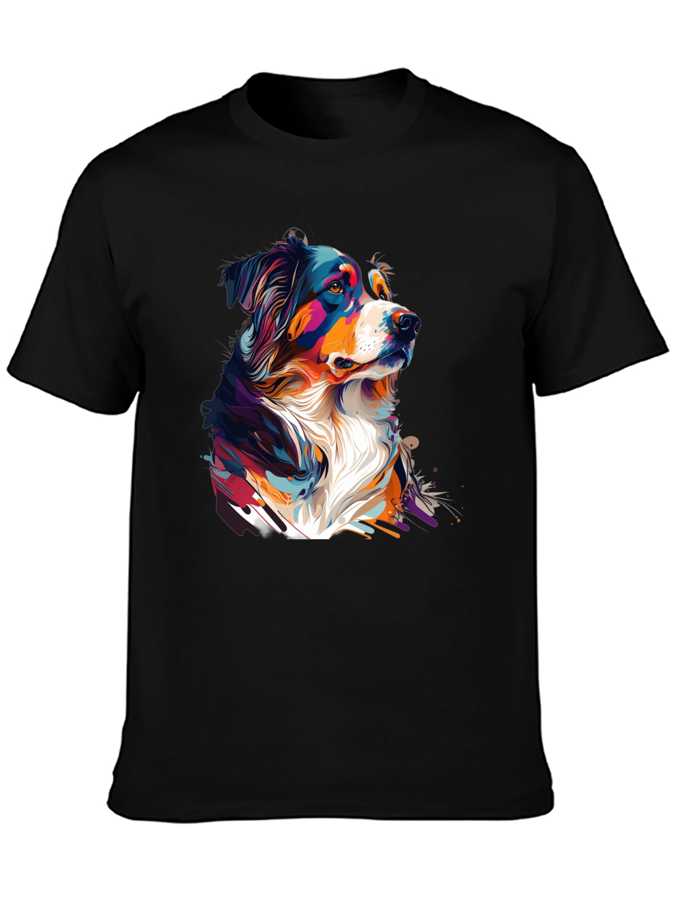 Vivid Australian Shepherd Graphic Tee