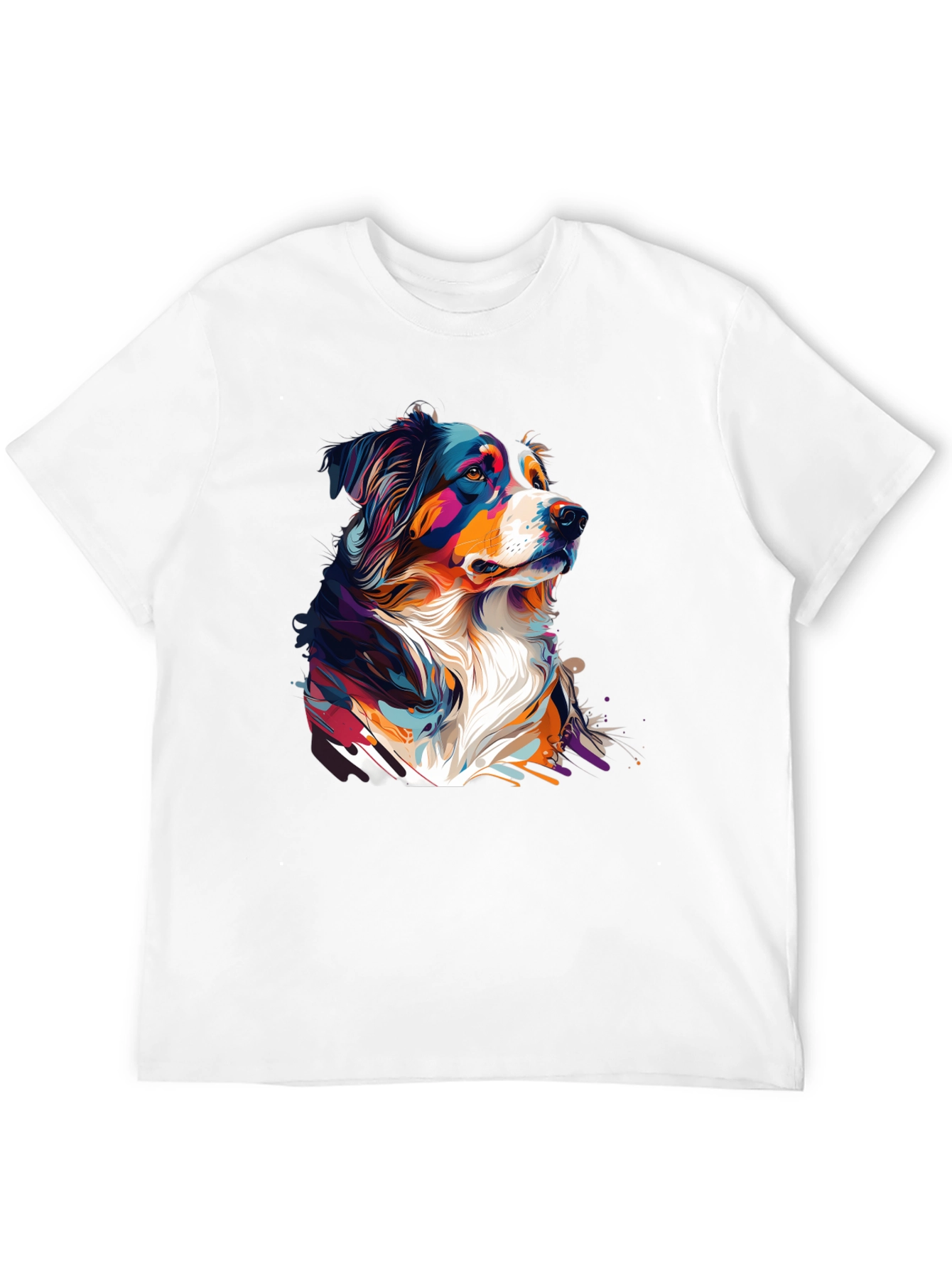Vivid Australian Shepherd Graphic Tee