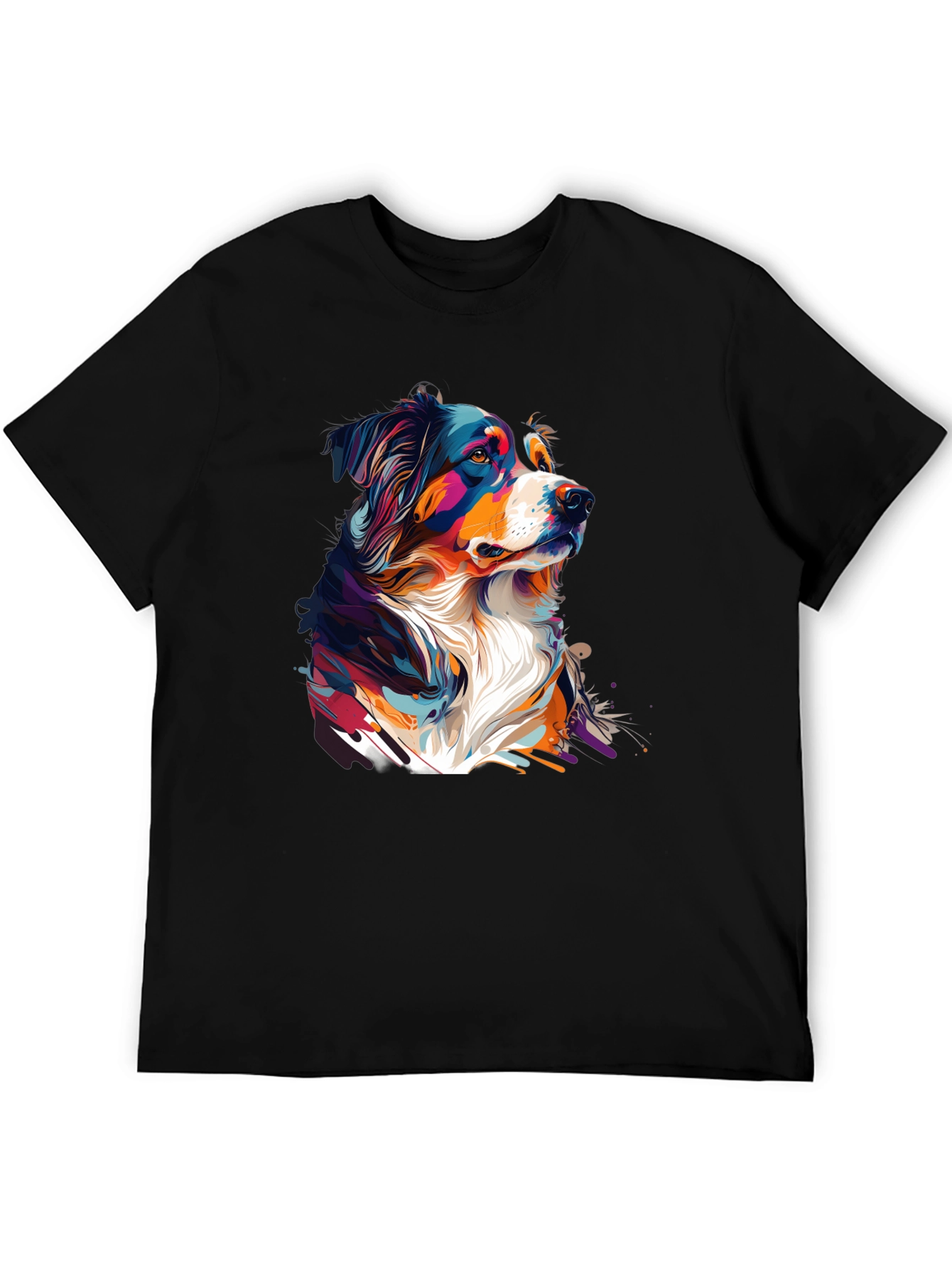 Vivid Australian Shepherd Graphic Tee