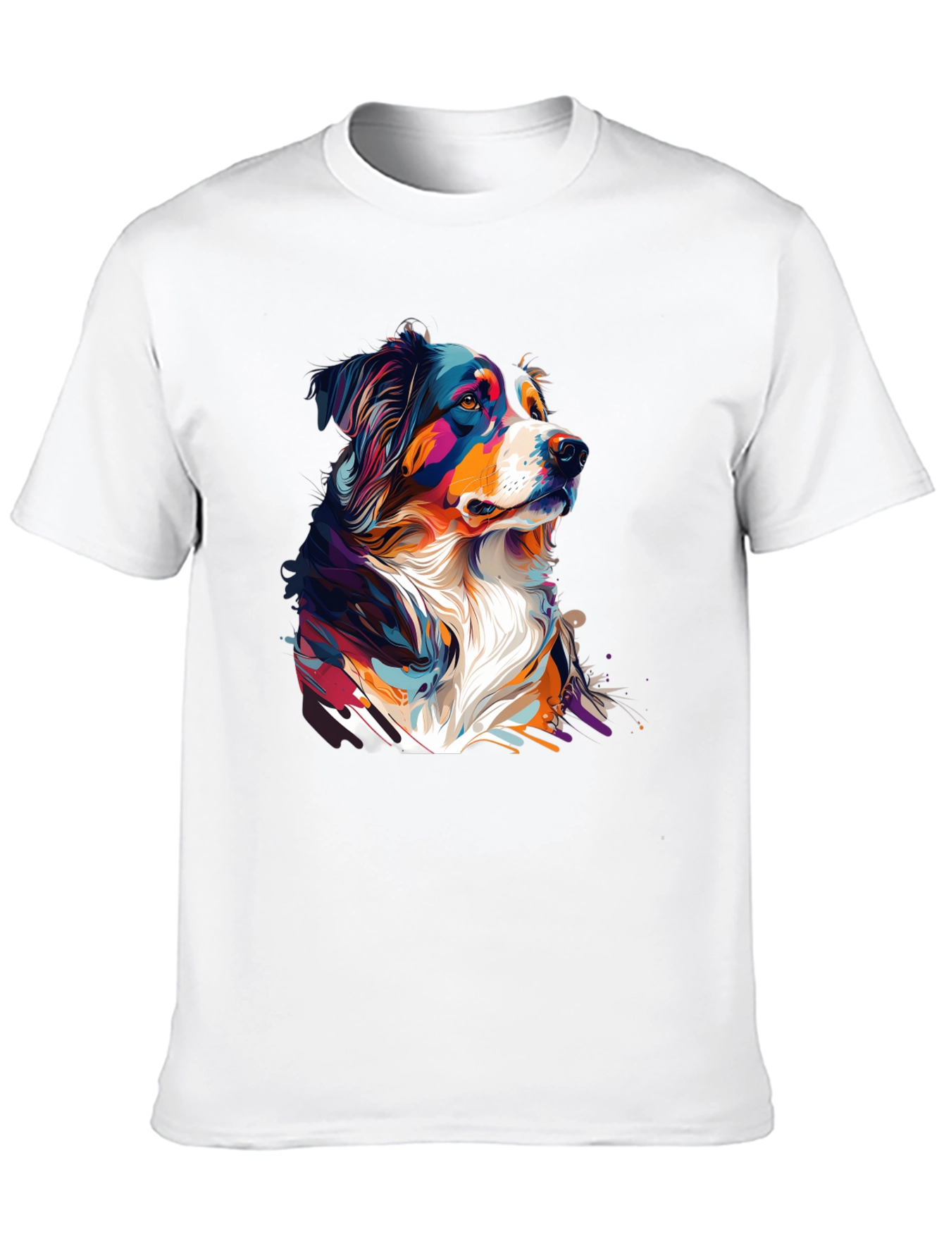 Vivid Australian Shepherd Graphic Tee