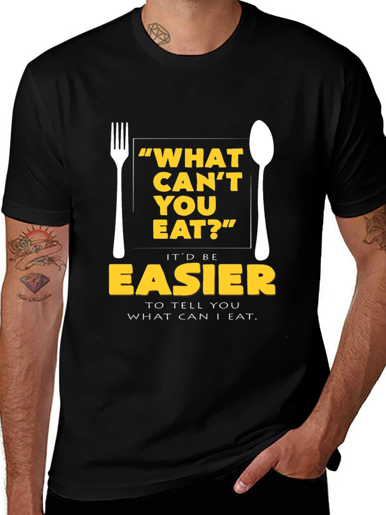 Funny Eater T-Shirt - What Cant You Eat?