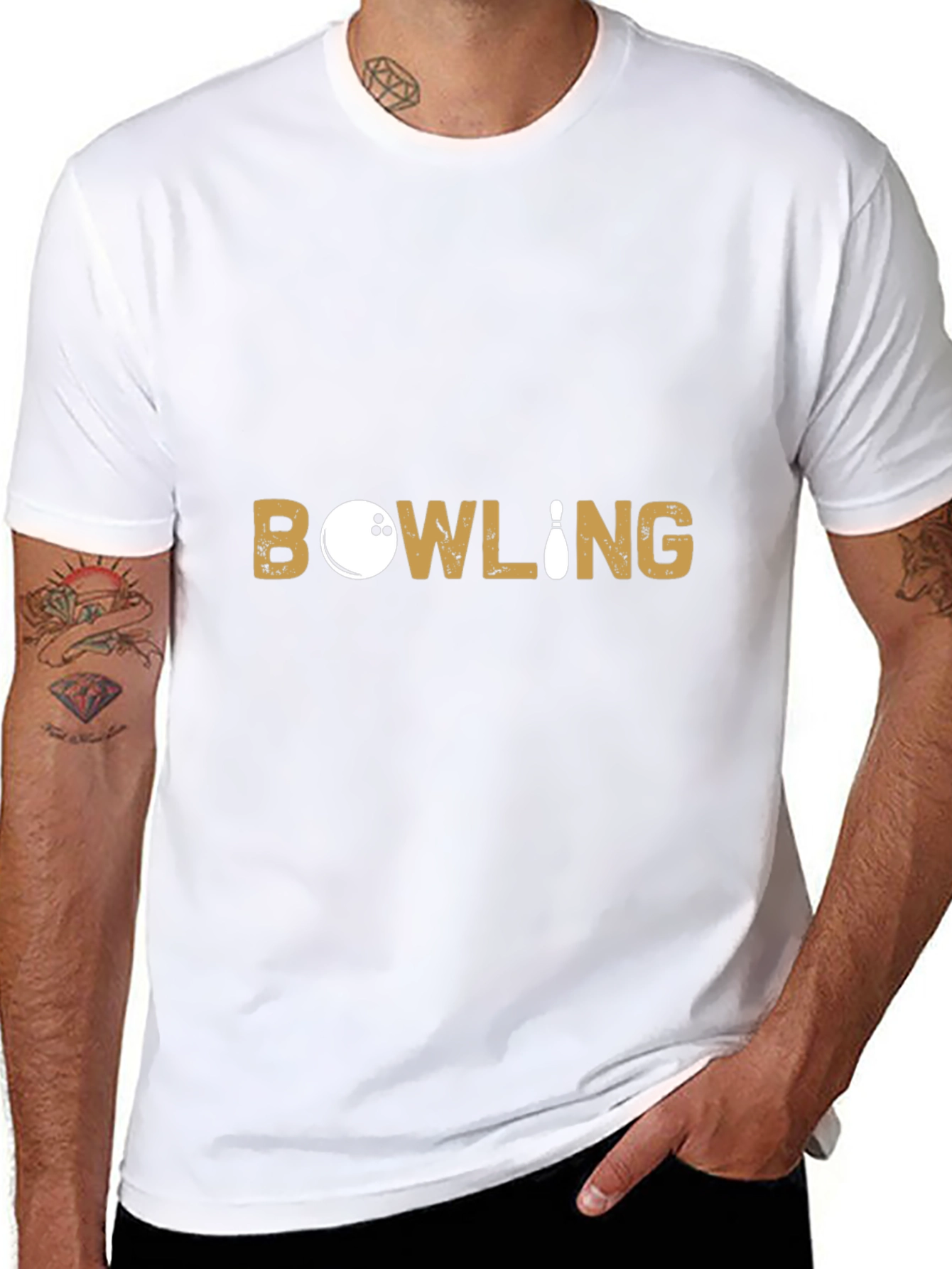 Bowling Graphic T-Shirt - Strike a Style!