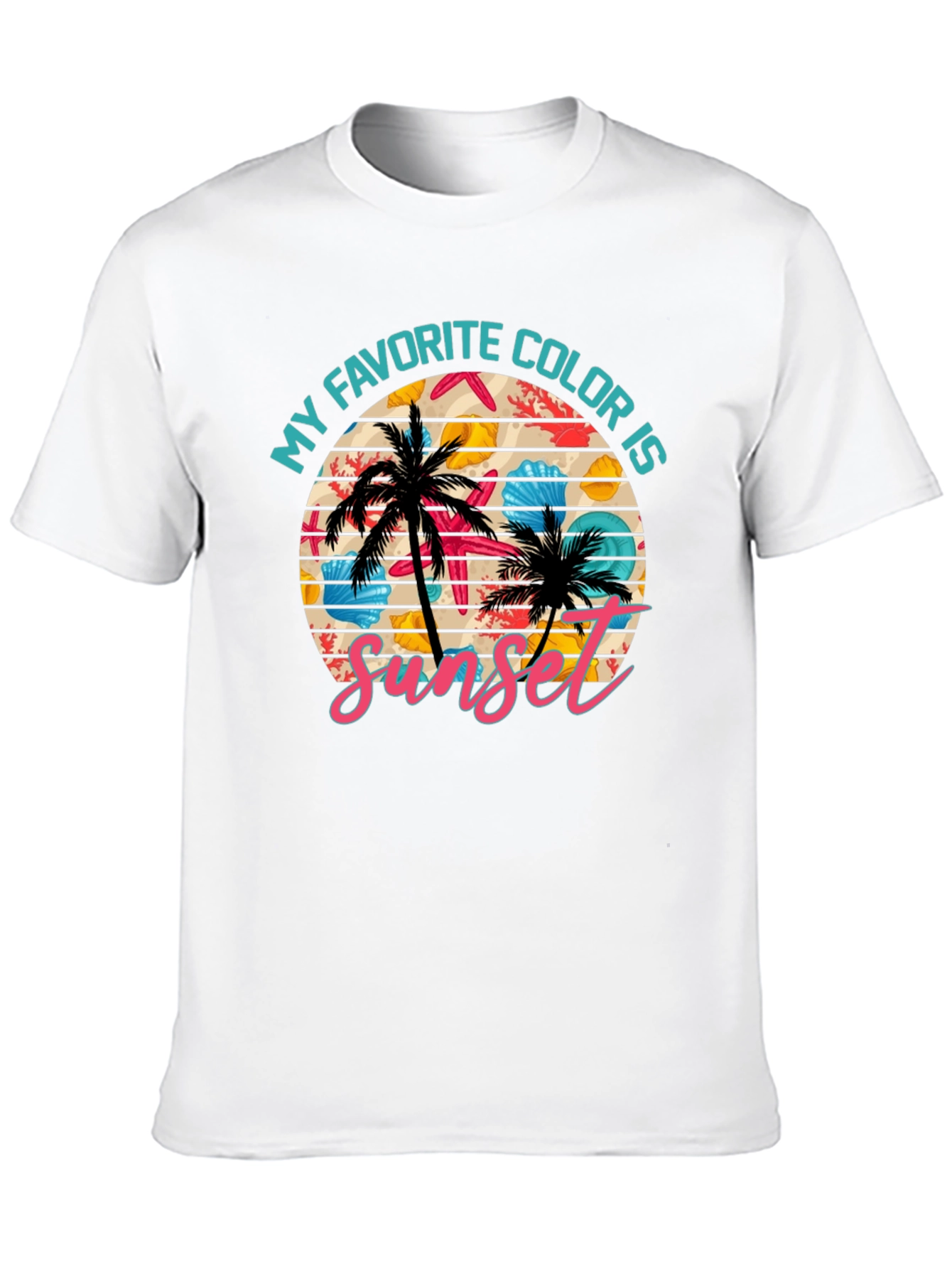 Sunset Lover Graphic Tee - Beach Vibes