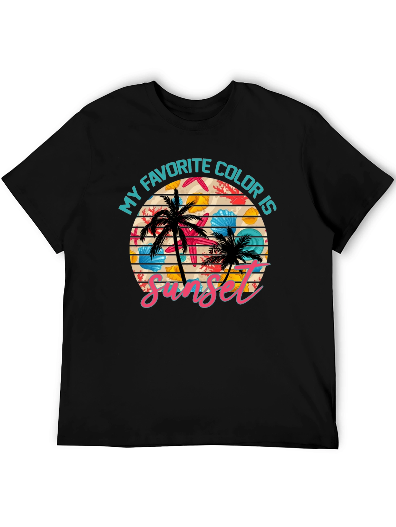 Sunset Lover Graphic Tee - Beach Vibes