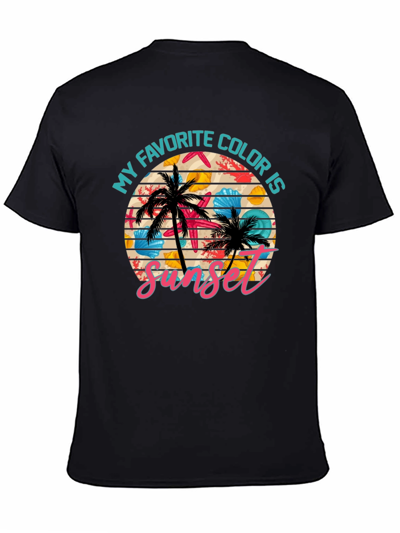 Sunset Lover Graphic Tee - Beach Vibes