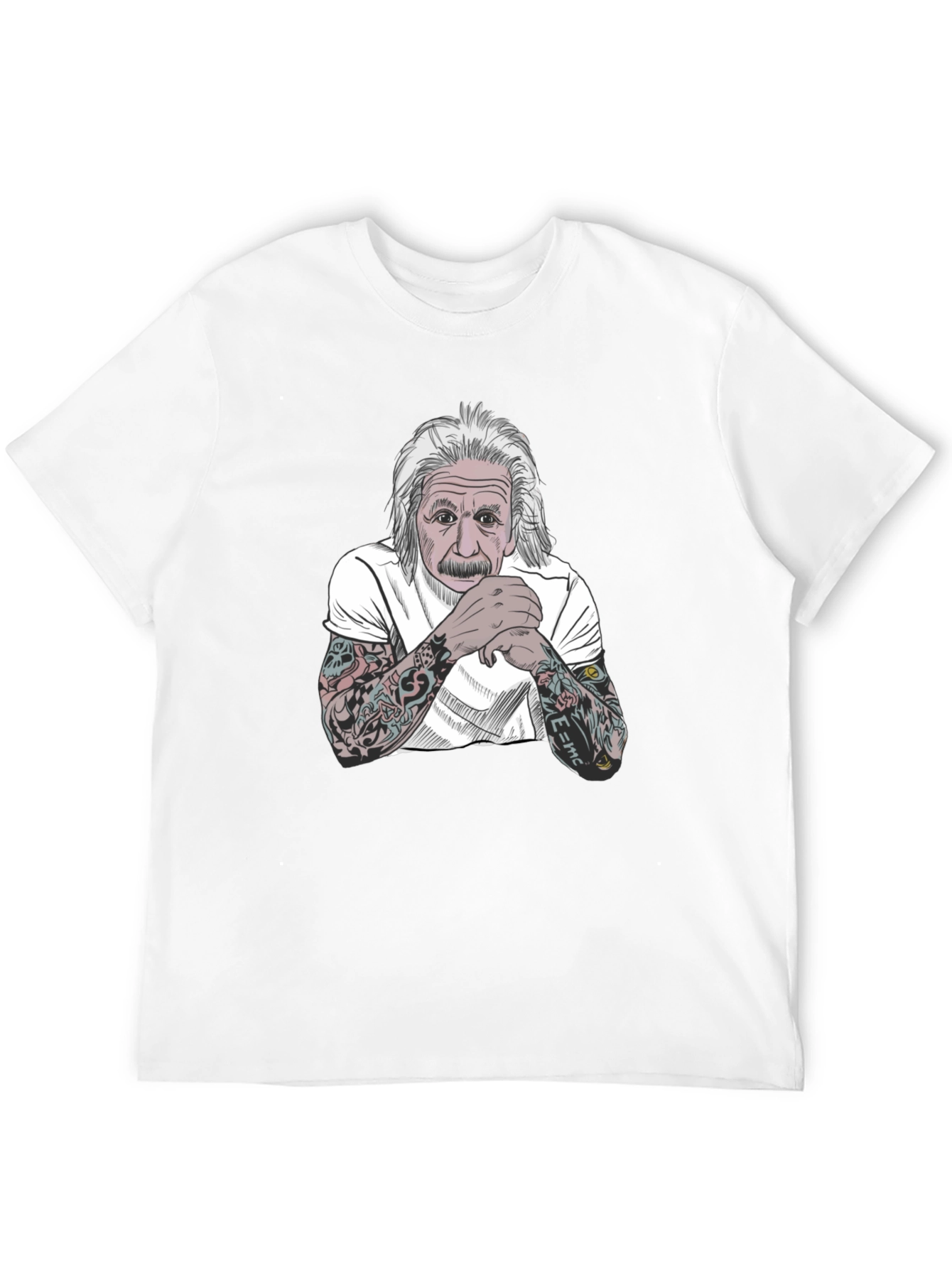 Einstein Tattoo T-Shirt - Black