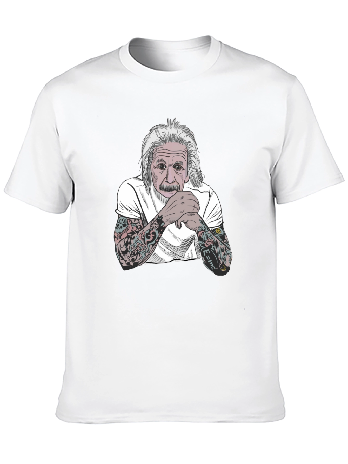 Einstein Tattoo T-Shirt - Black