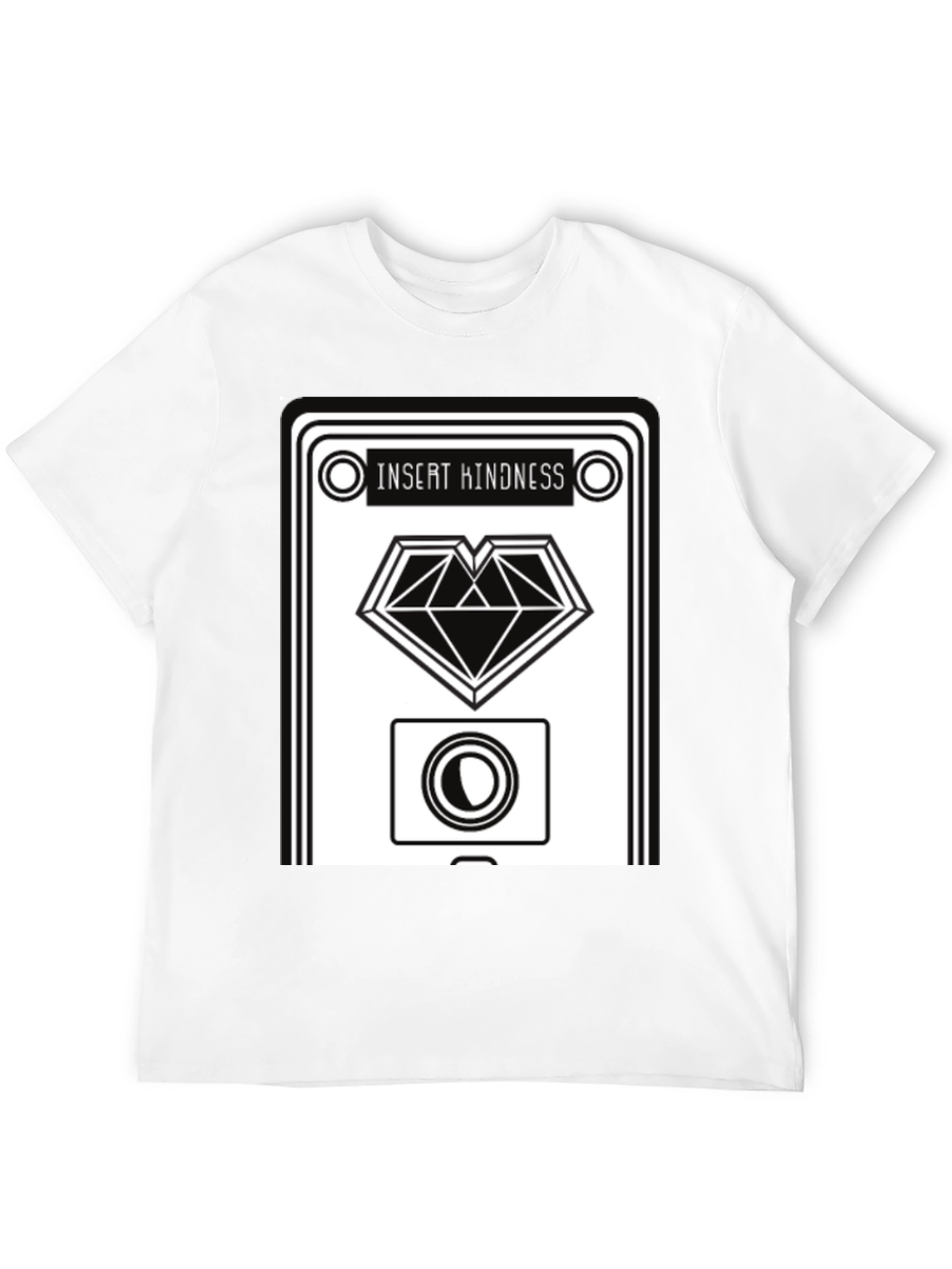 Insert Kindness Black Graphic Tee