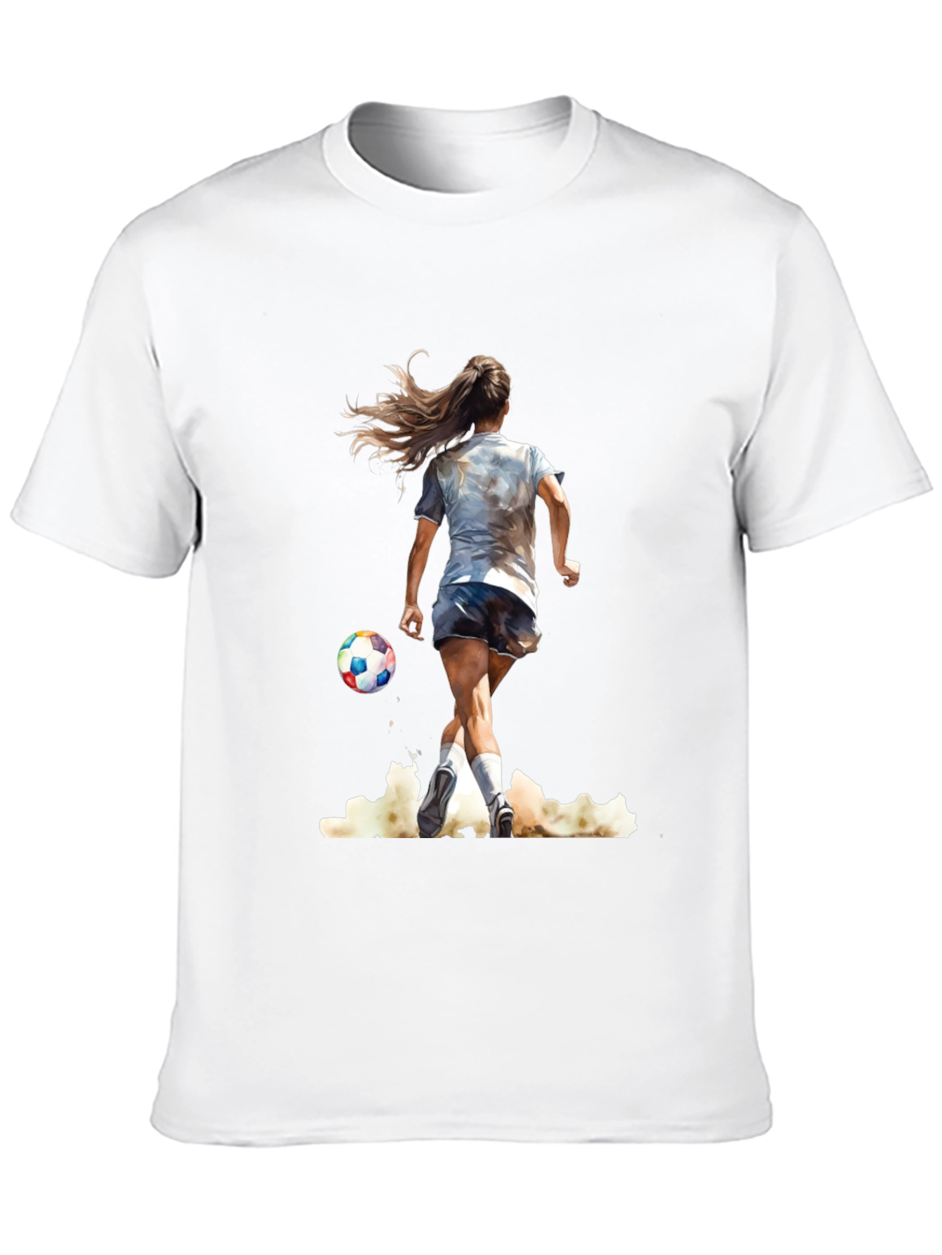 Soccer Girl Graphic Tee - Stylish Sportswear