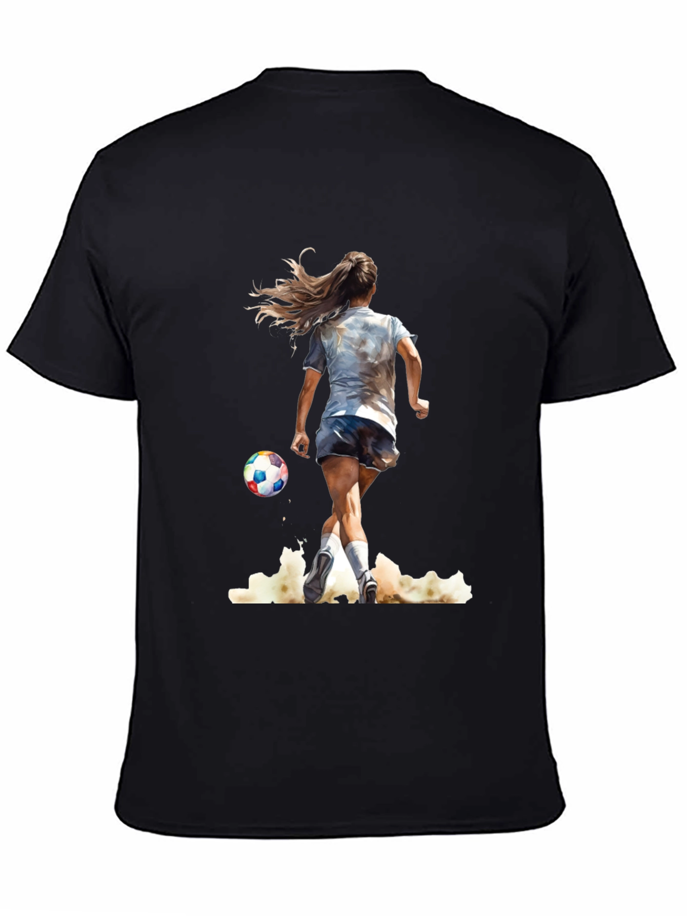 Soccer Girl Graphic Tee - Stylish Sportswear