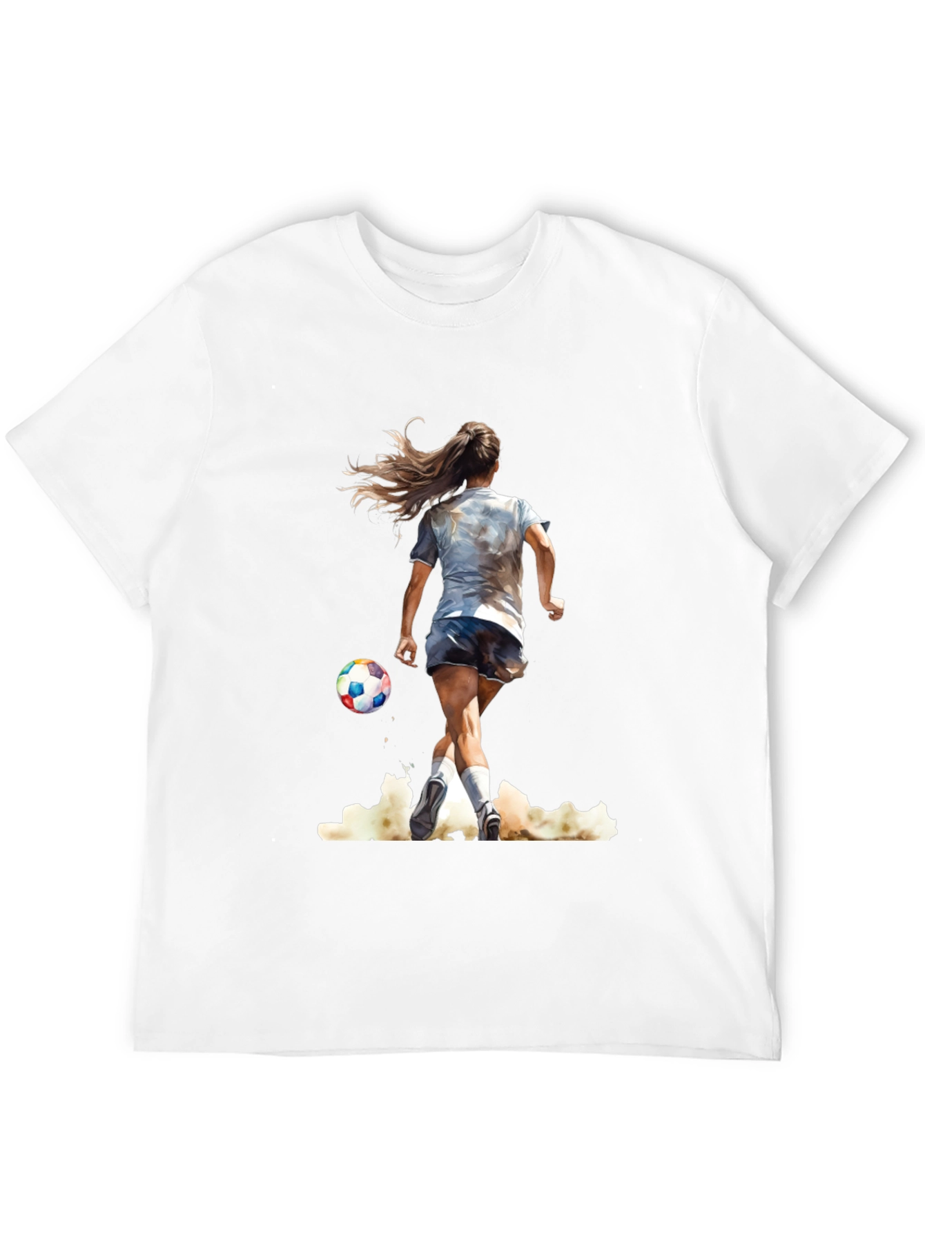 Soccer Girl Graphic Tee - Stylish Sportswear