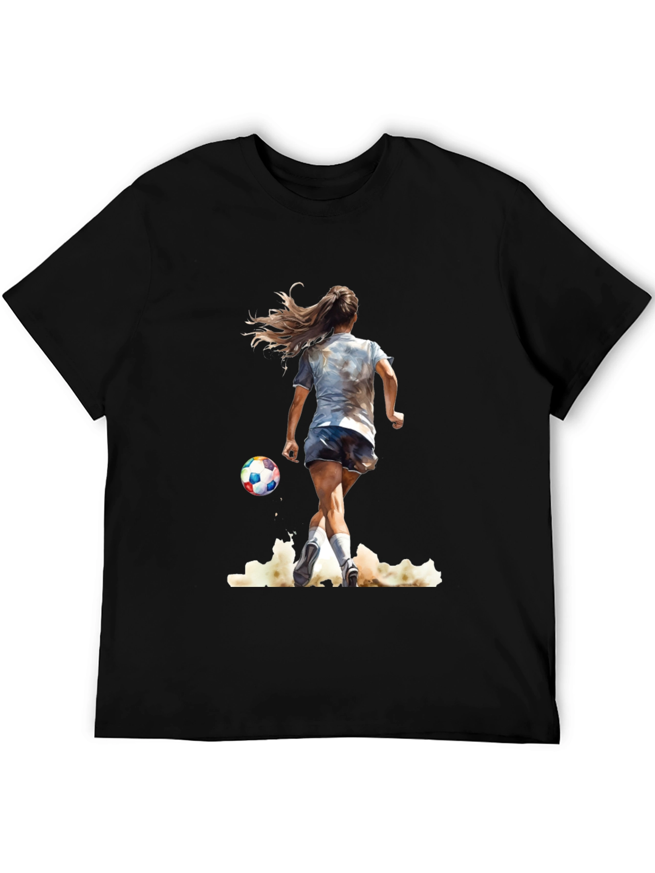 Soccer Girl Graphic Tee - Stylish Sportswear