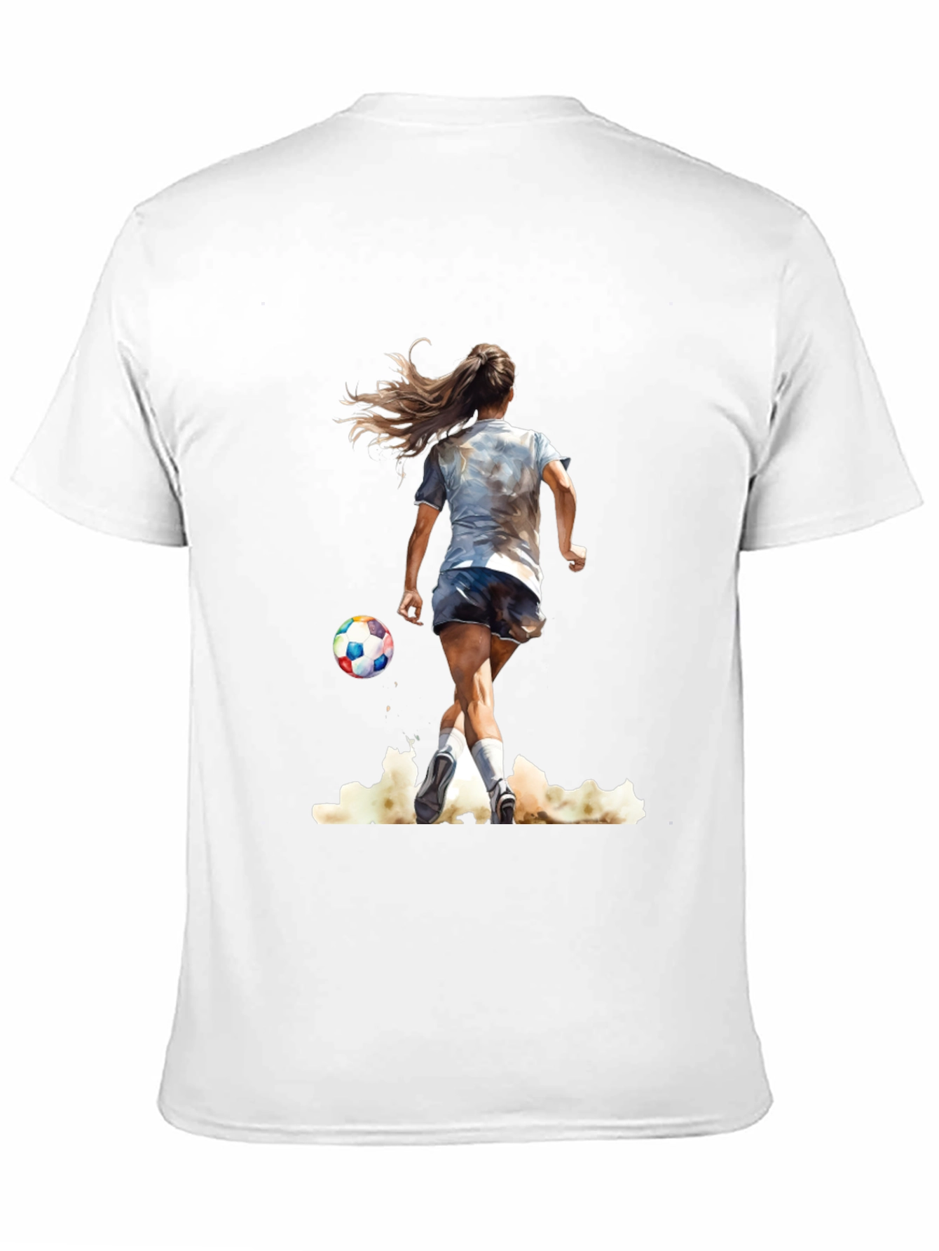 Soccer Girl Graphic Tee - Stylish Sportswear