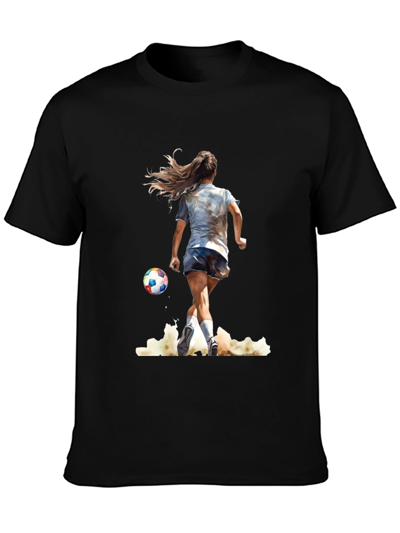 Soccer Girl Graphic Tee - Stylish Sportswear