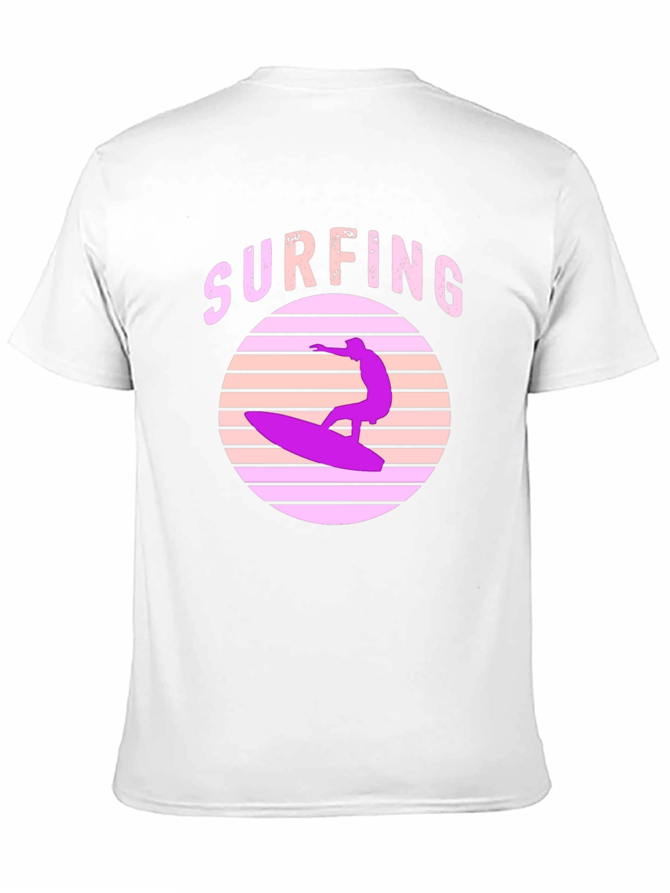 Retro Surfing T-Shirt - Black Graphic Tee