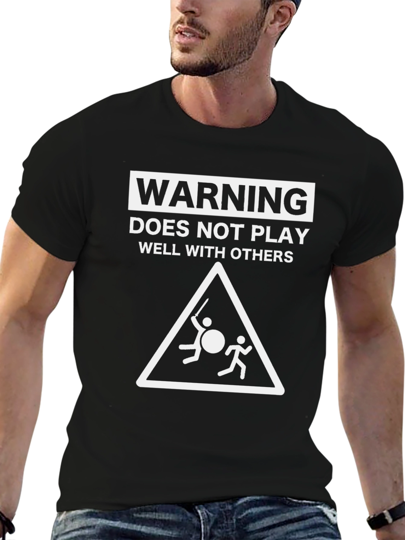 Warning Does Not Play Well With Others T-Shirt