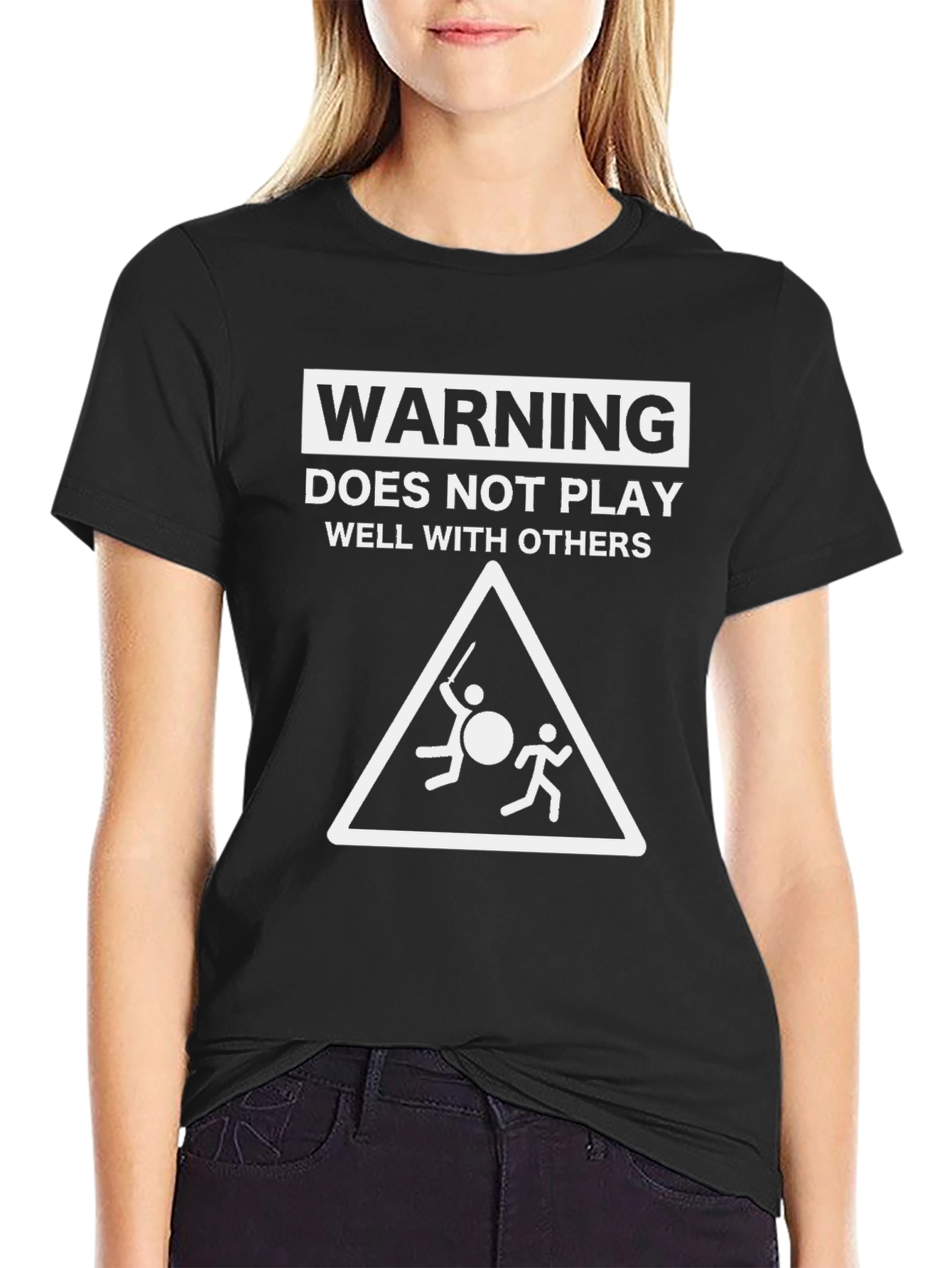 Warning Does Not Play Well With Others T-Shirt