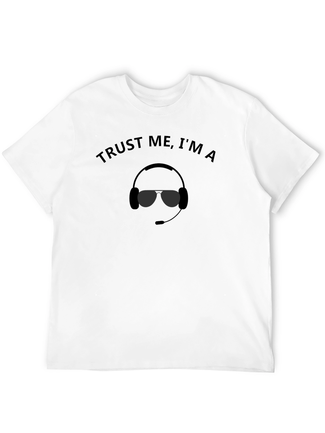 Trust Me Im A Gamer Black Graphic Tee