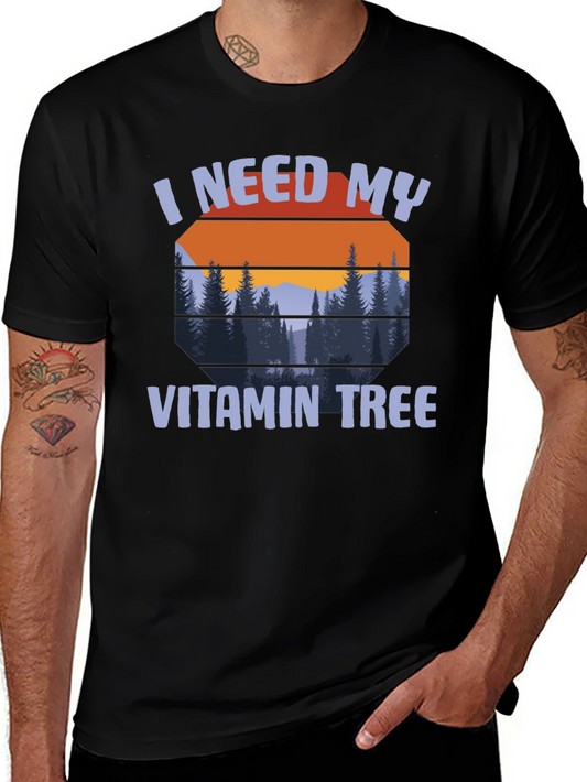 I Need My Vitamin Tree Graphic T-Shirt