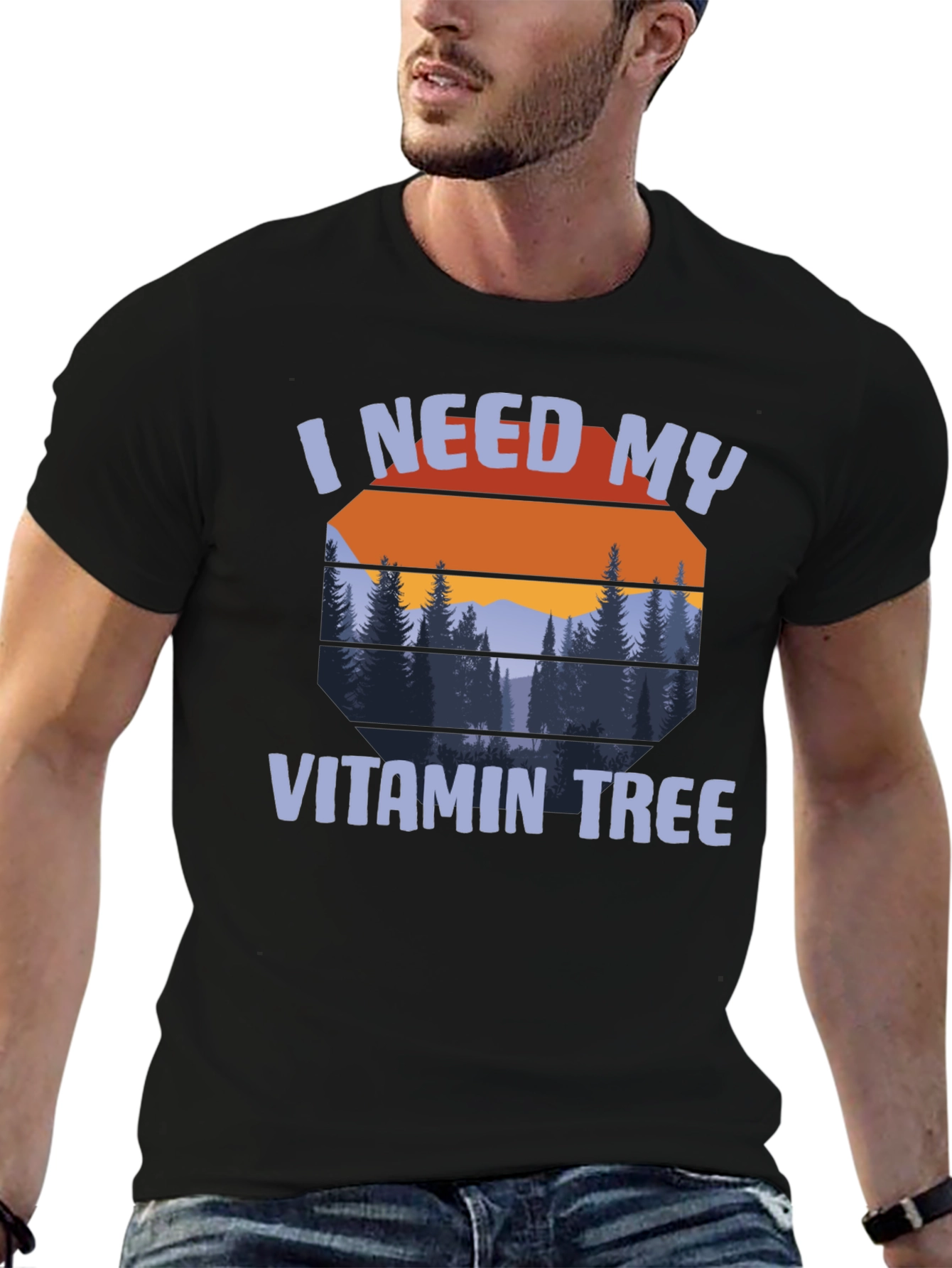 I Need My Vitamin Tree Graphic T-Shirt