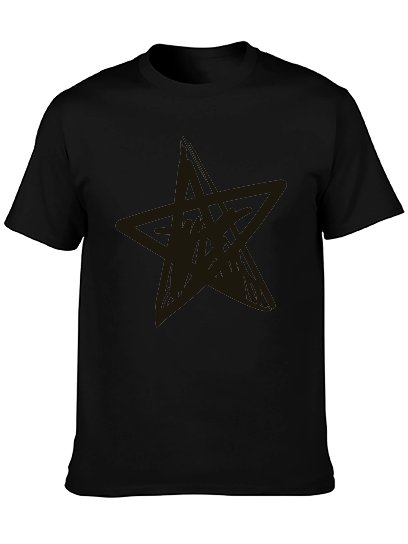 Black Star Graphic Tee - Casual Style