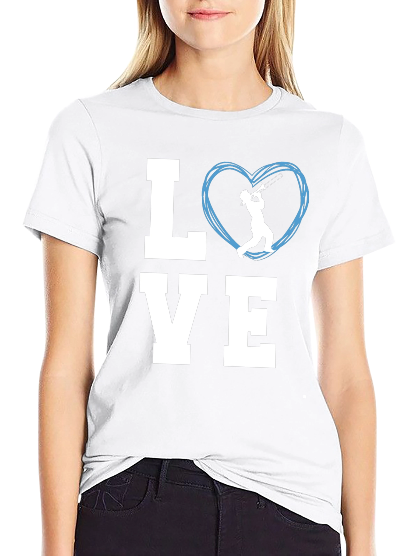 Love Trombone T-Shirt - Music Lover Tee