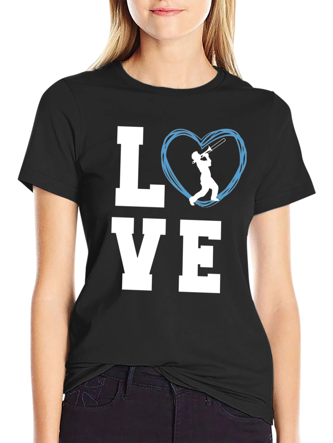 Love Trombone T-Shirt - Music Lover Tee