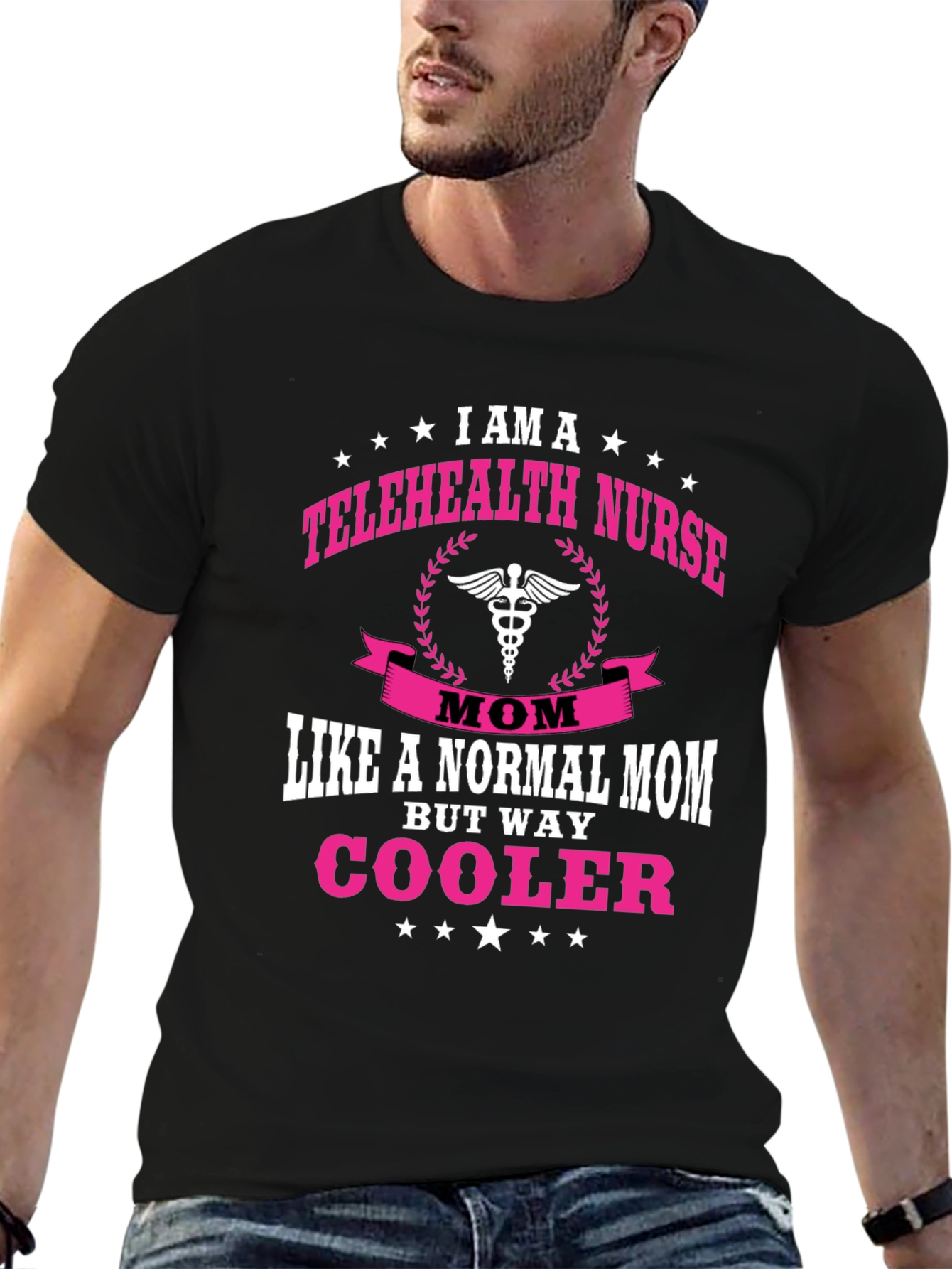 Telehealth Nurse Mom T-Shirt - Cool Mom Edition!