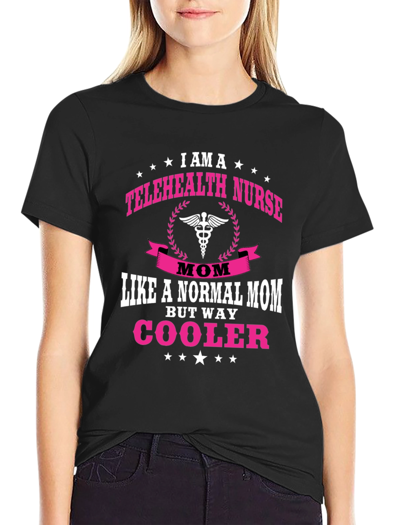 Telehealth Nurse Mom T-Shirt - Cool Mom Edition!