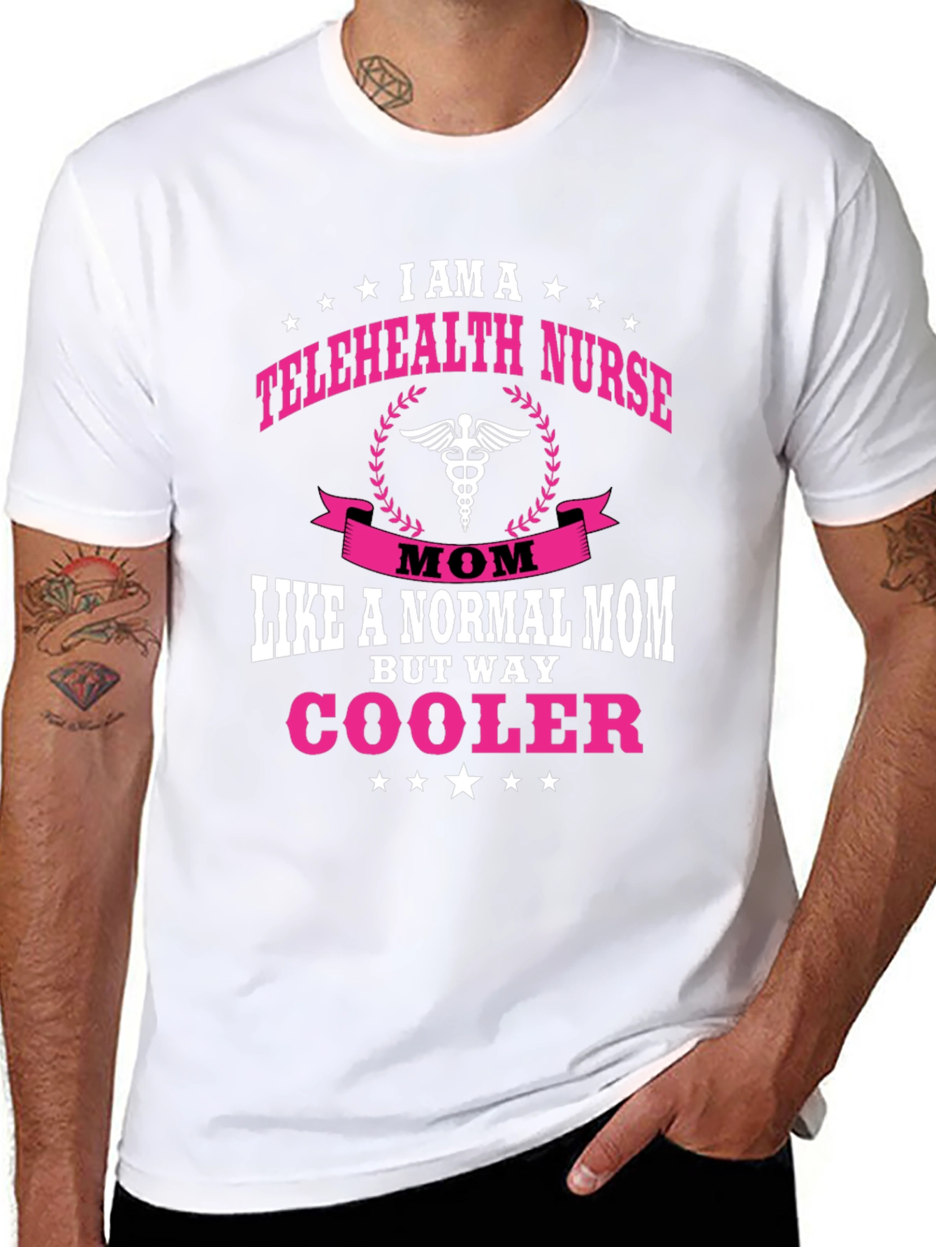 Telehealth Nurse Mom T-Shirt - Cool Mom Edition!