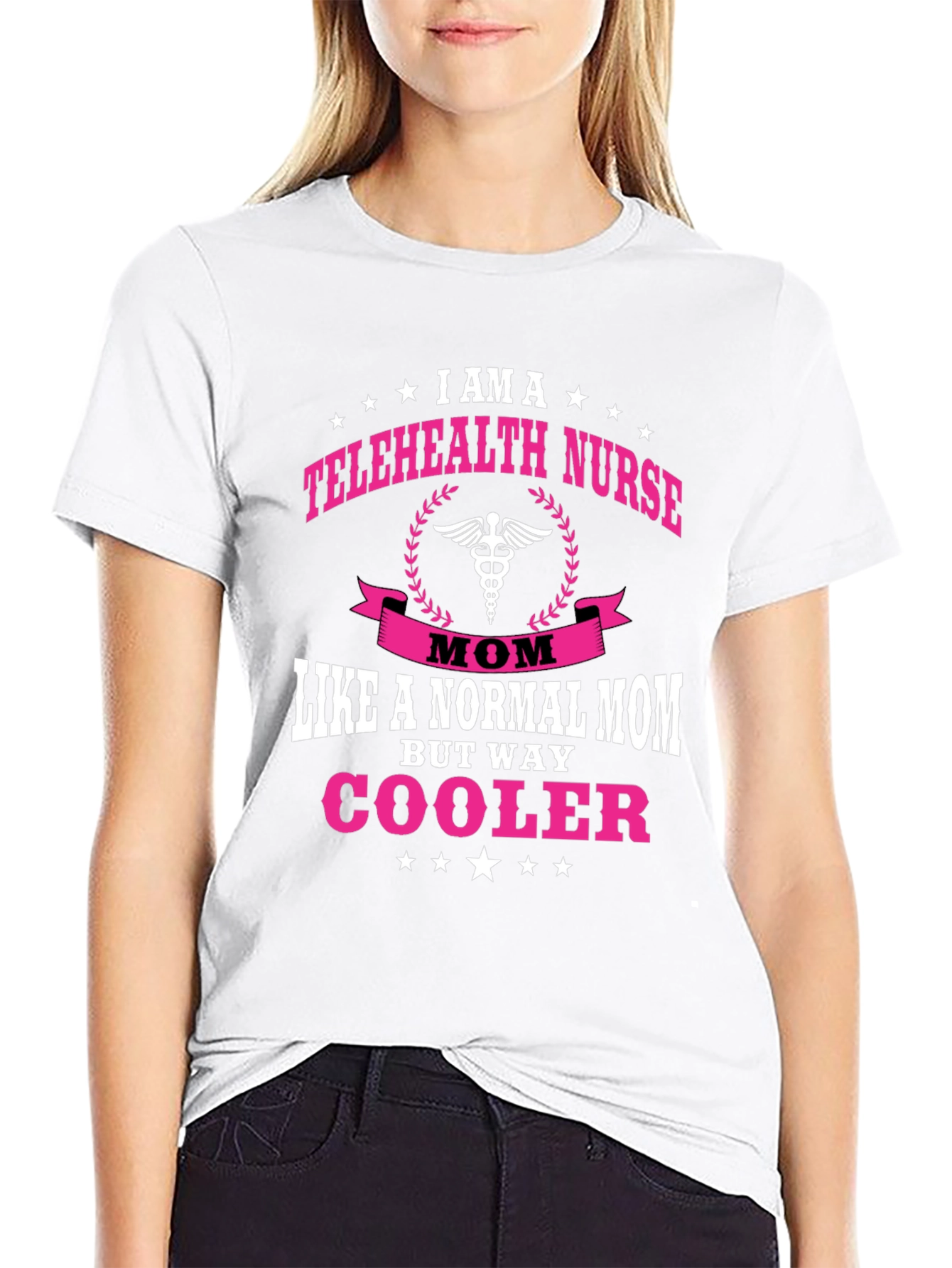 Telehealth Nurse Mom T-Shirt - Cool Mom Edition!