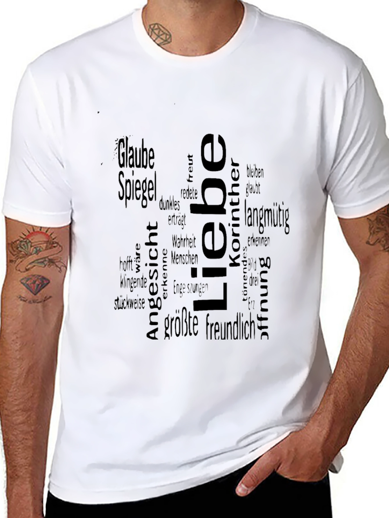 Love T-Shirt - German Words Design