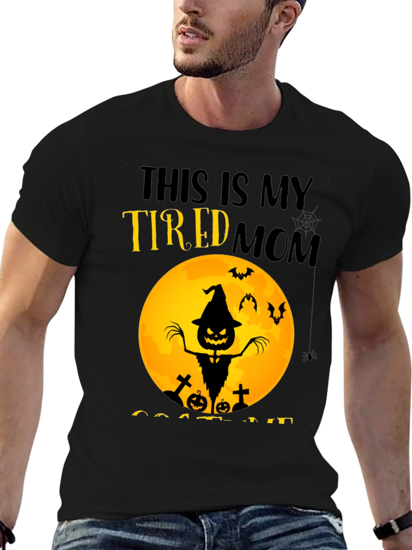 Tired Mom Halloween T-Shirt