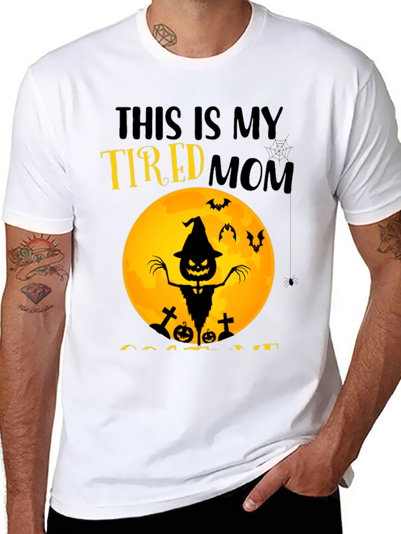 Tired Mom Halloween T-Shirt