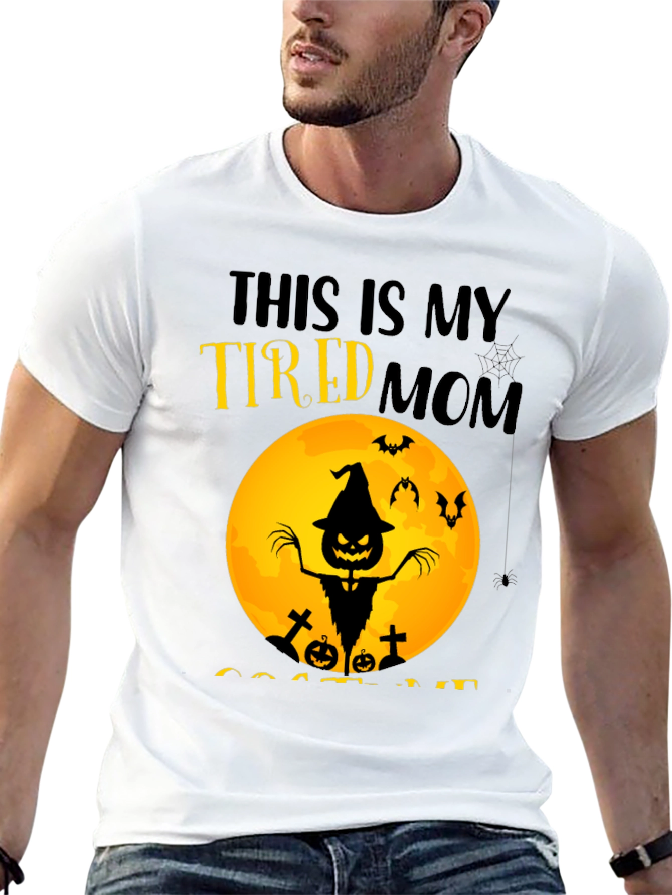 Tired Mom Halloween T-Shirt