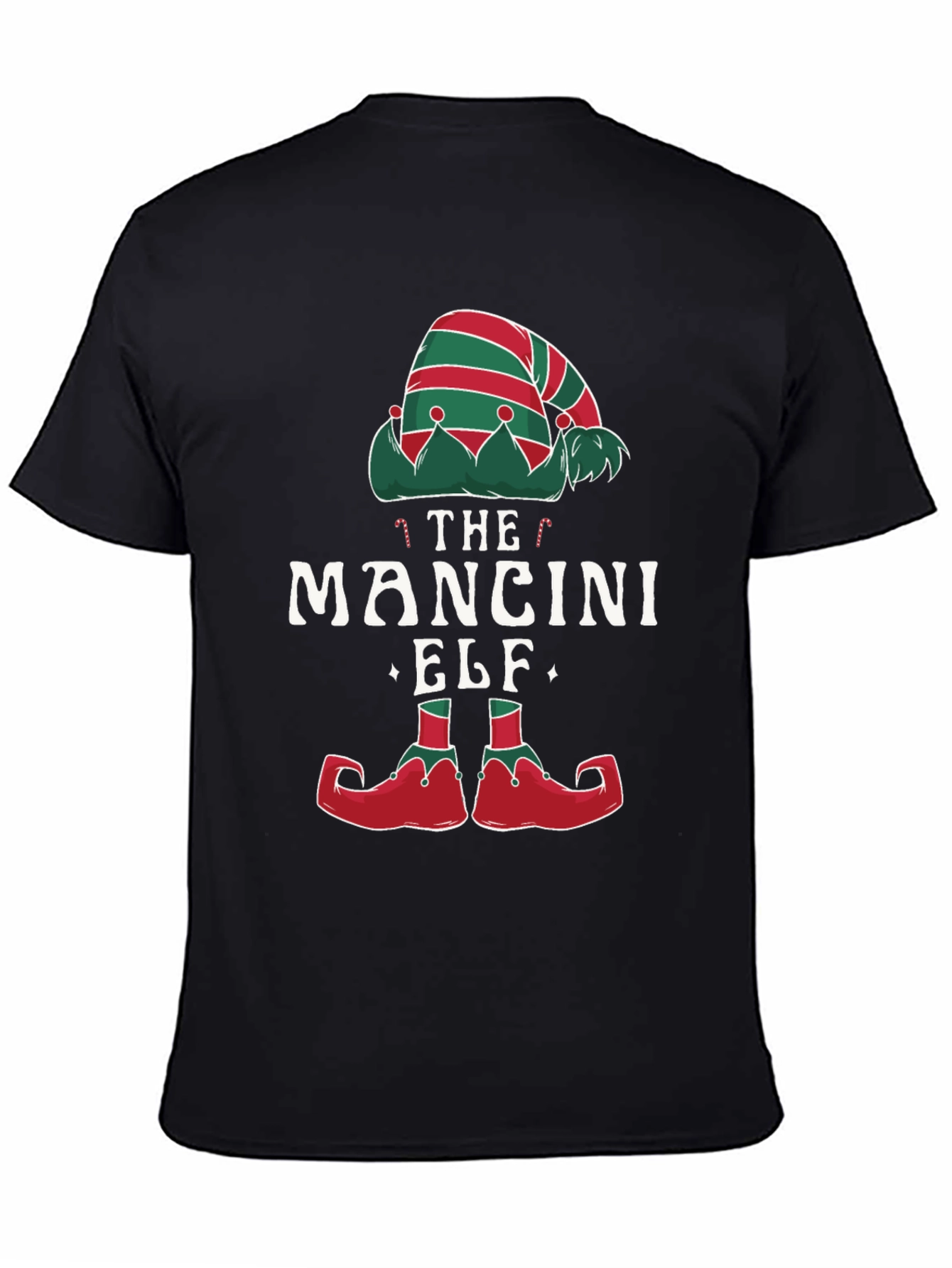 Mancini Elf Matching Family Christmas T-Shirt