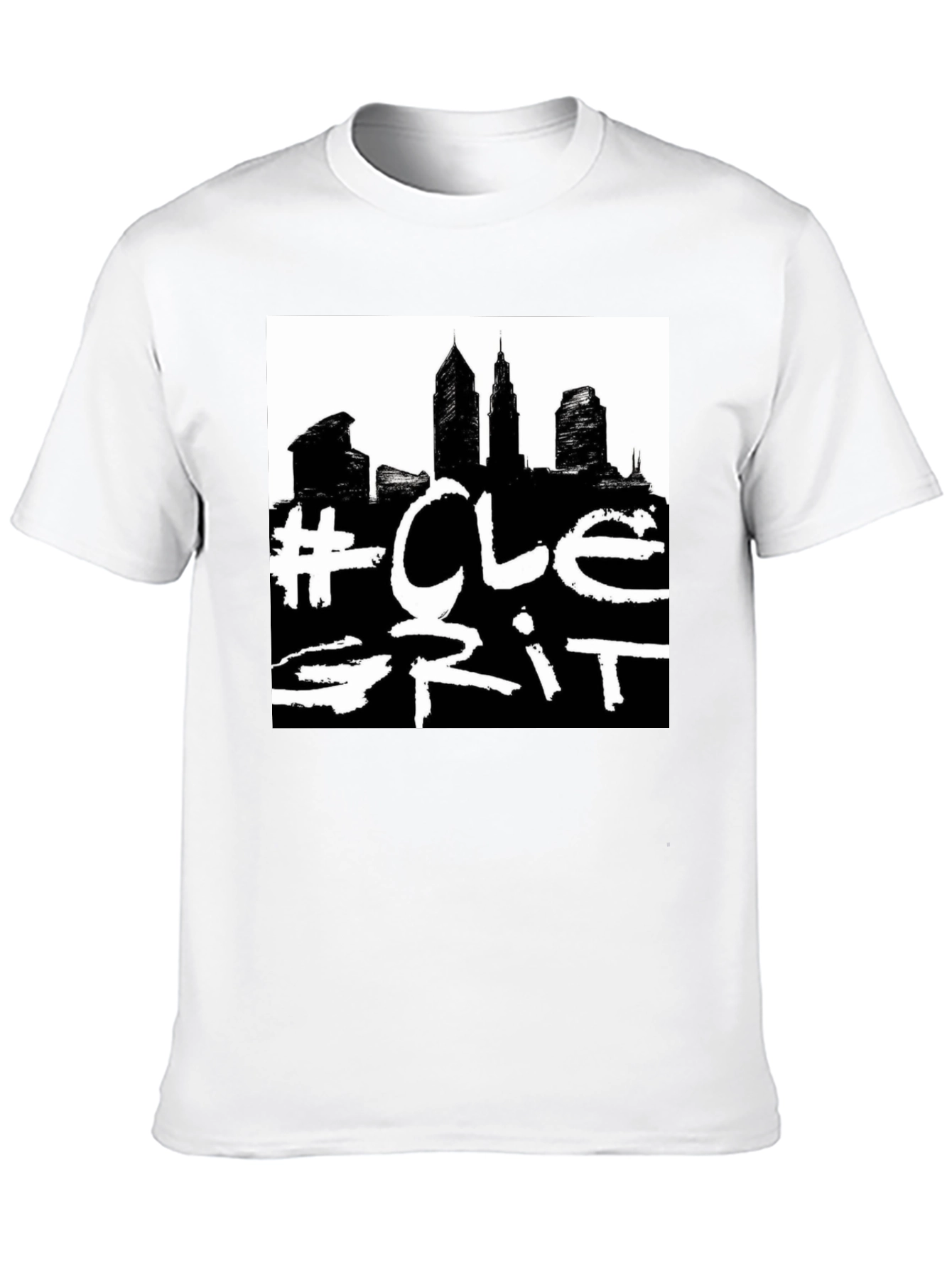 CLE Grit Black Graphic Tee