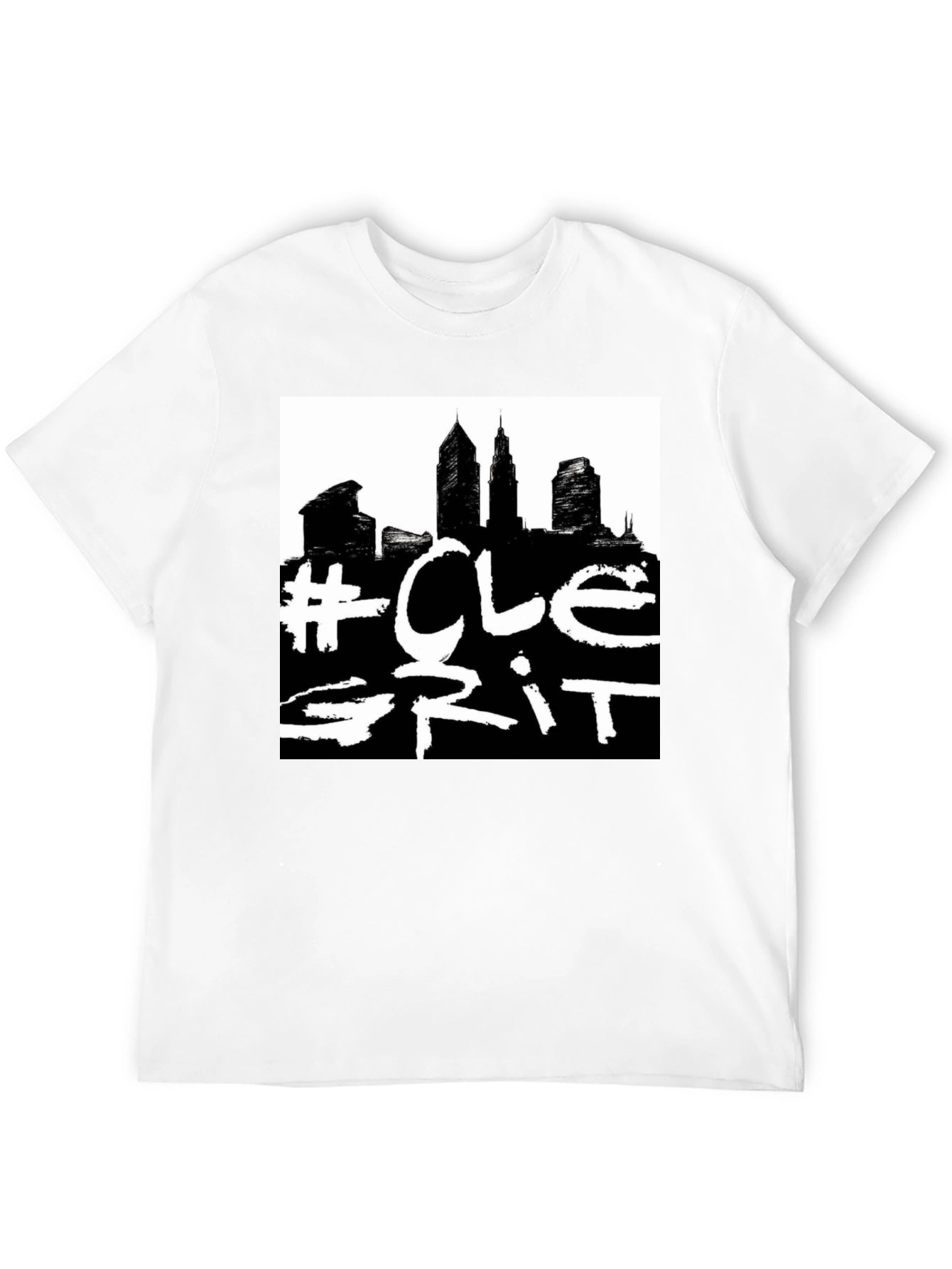 CLE Grit Black Graphic Tee