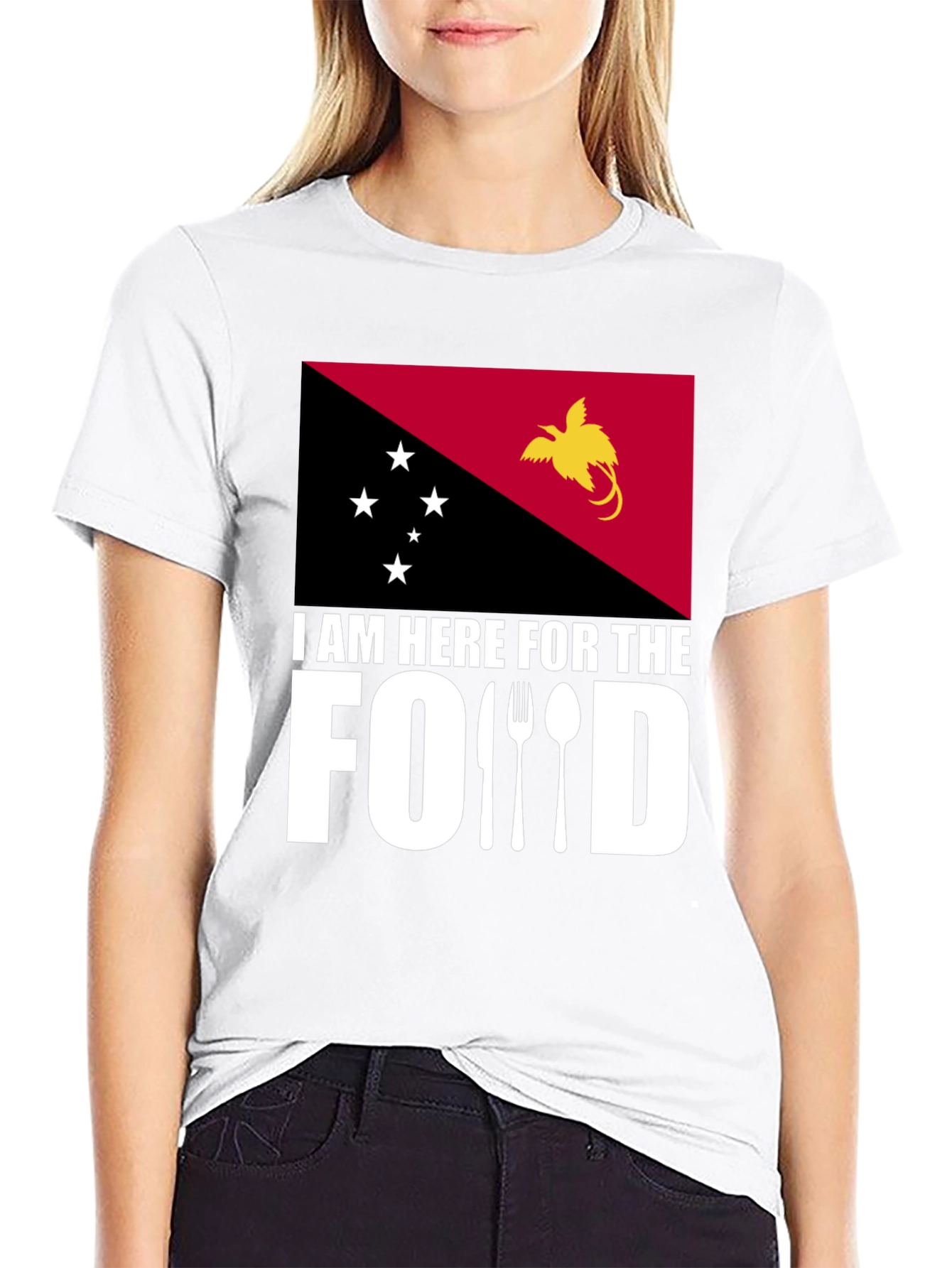 I Am Here For The Food Novelty T-Shirt