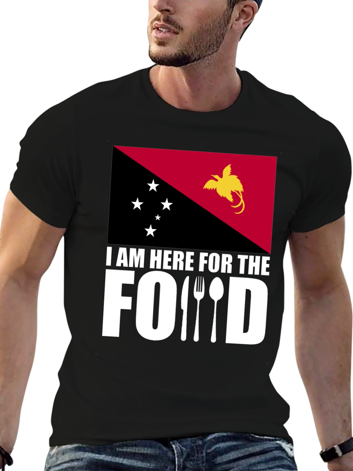 I Am Here For The Food Novelty T-Shirt