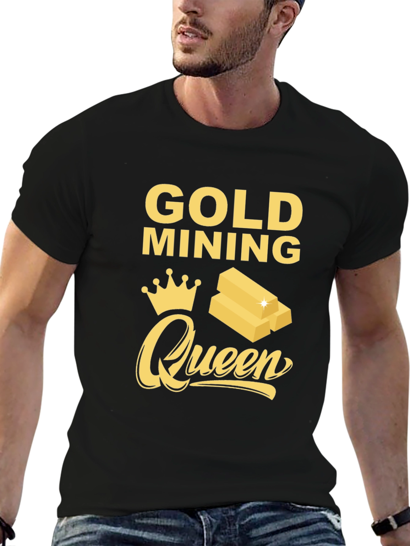 Gold Mining Queen Graphic T-Shirt