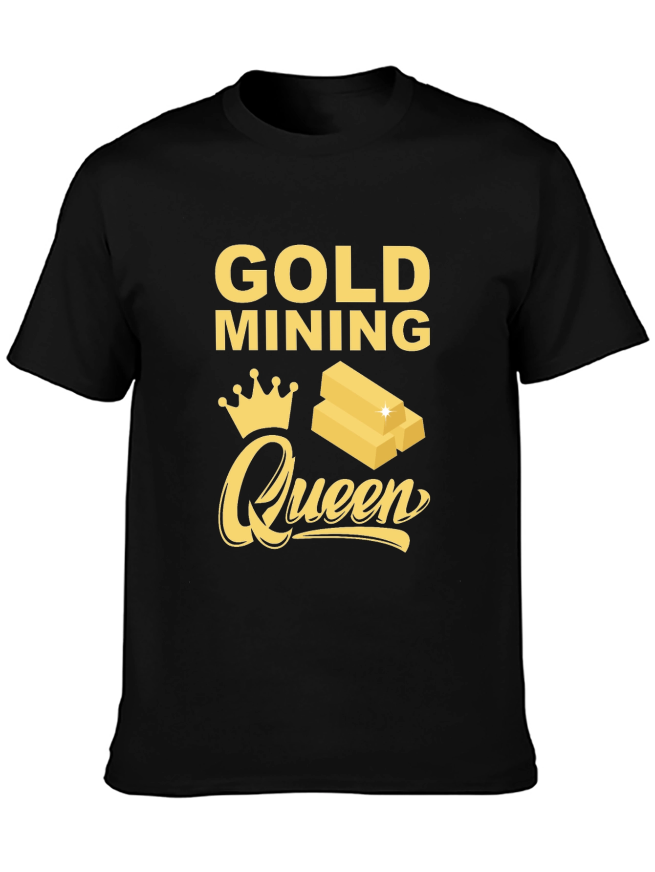 Gold Mining Queen Graphic T-Shirt