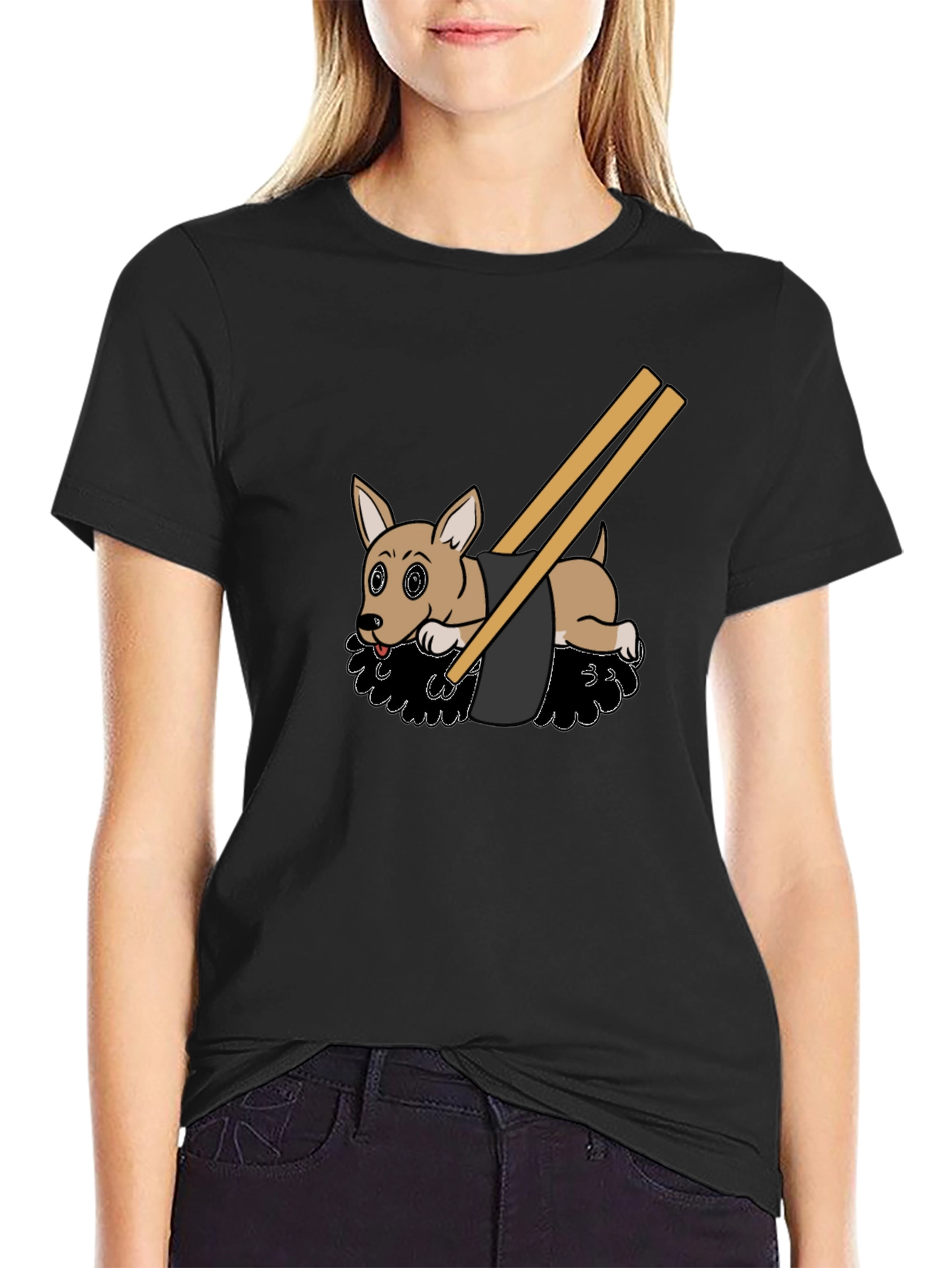 Sushi Dog T-Shirt - Cute and Comfortable