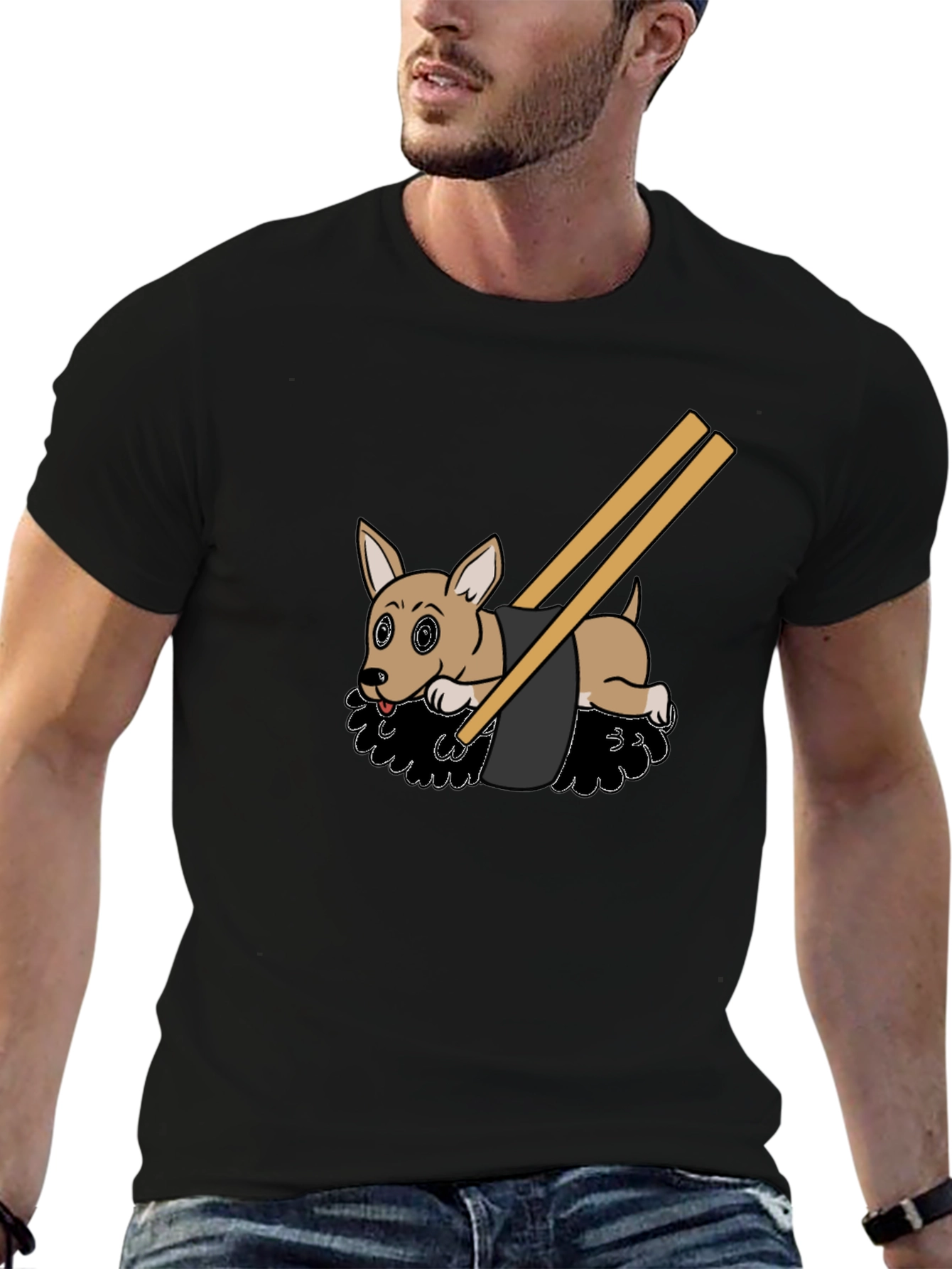 Sushi Dog T-Shirt - Cute and Comfortable