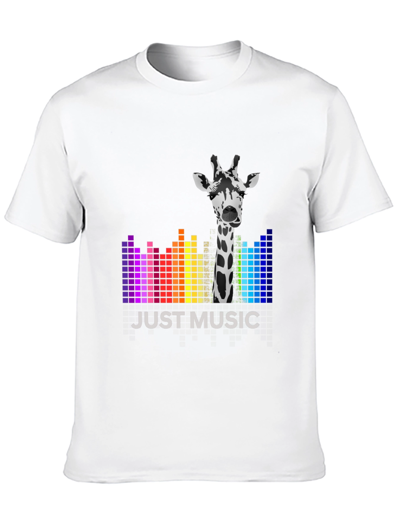 Just Music Giraffe Tee - Stylish Graphic T-Shirt