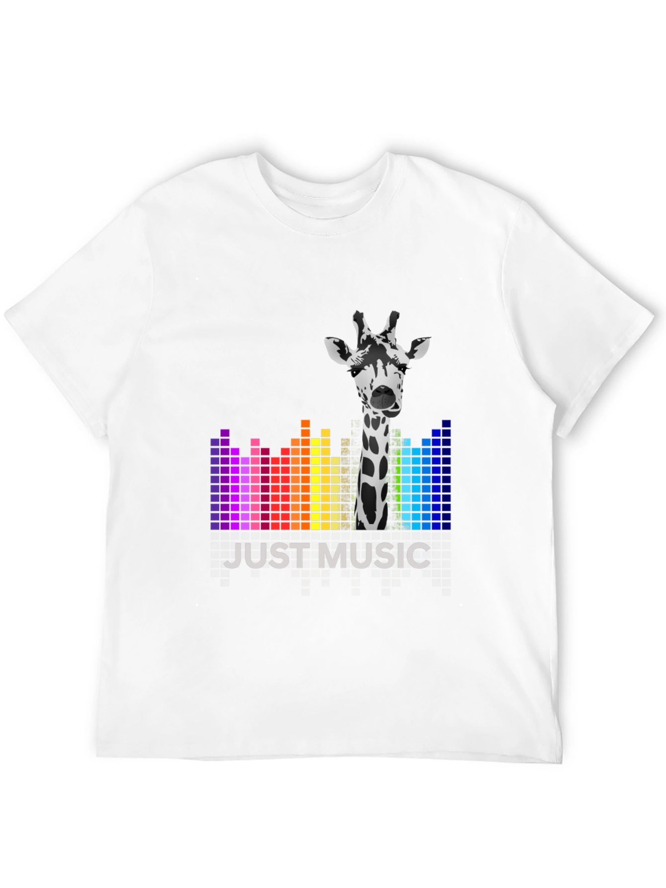 Just Music Giraffe Tee - Stylish Graphic T-Shirt
